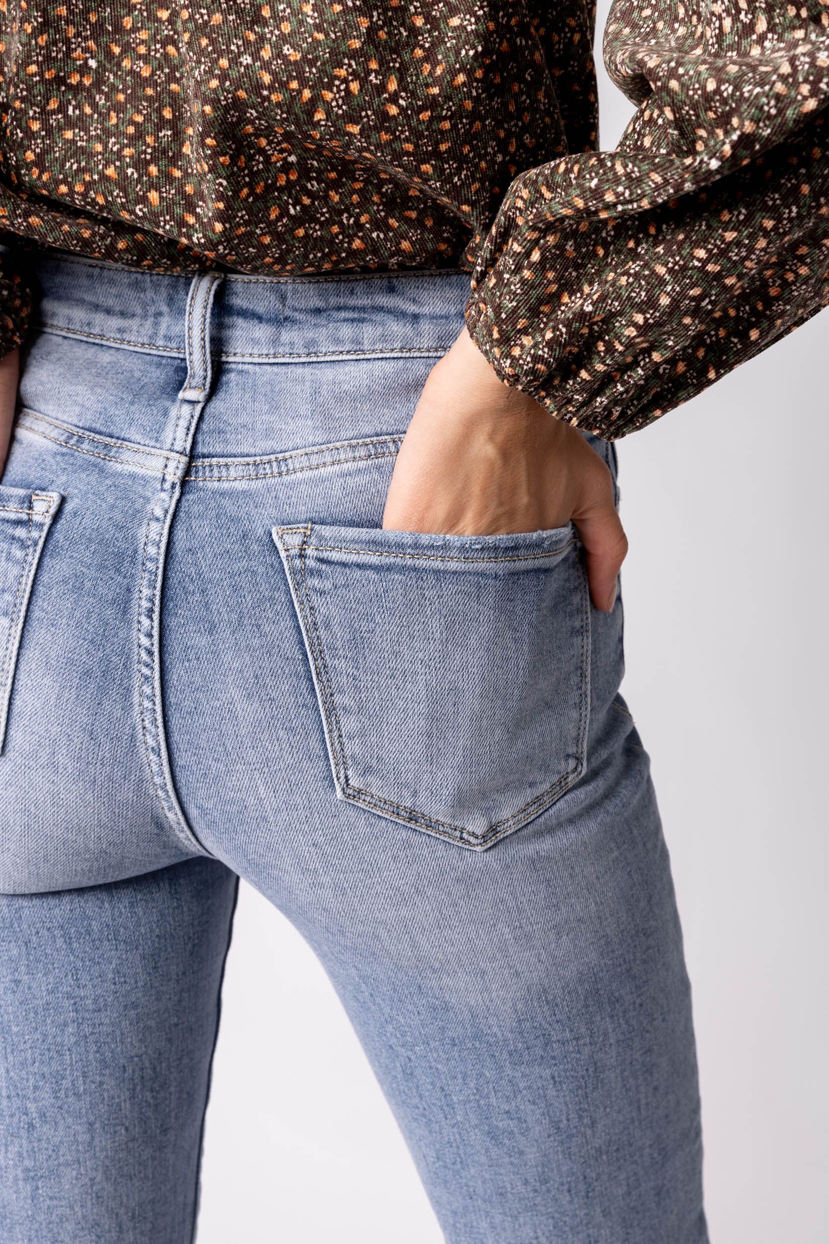 Helena Cropped Straight Leg Jeans sold by fab'rik product image thumbnail 3