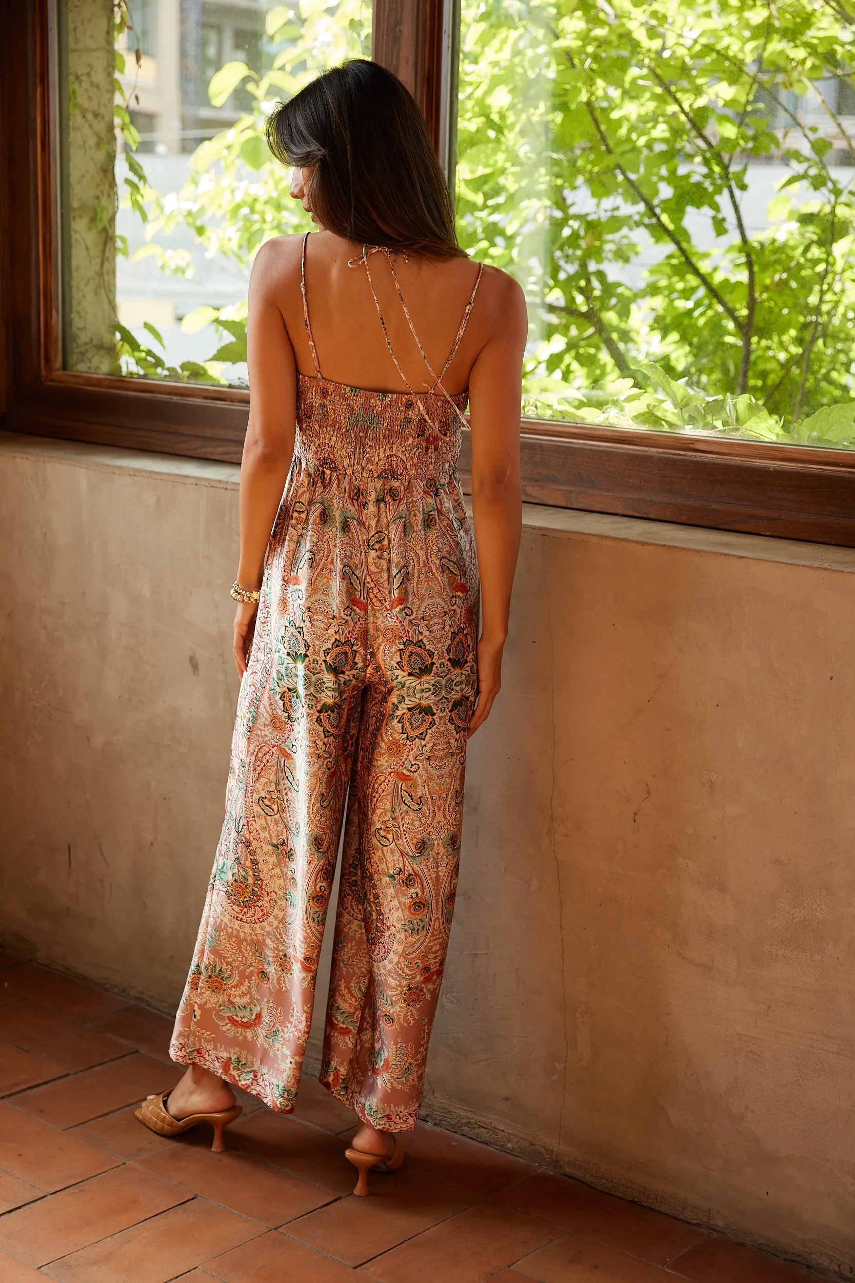 SALE - Terra Printed Twist Front Jumpsuit sold by fab'rik product image thumbnail 4