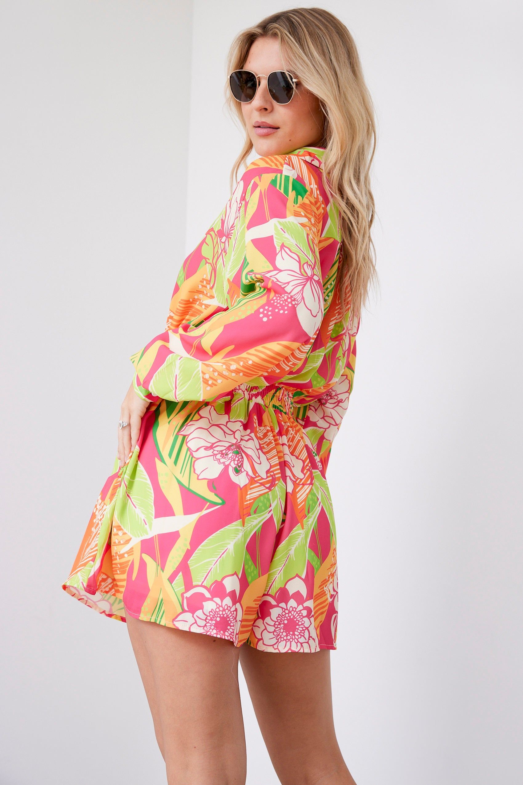 Shannon Printed Woven Romper sold by fab'rik product image thumbnail 3