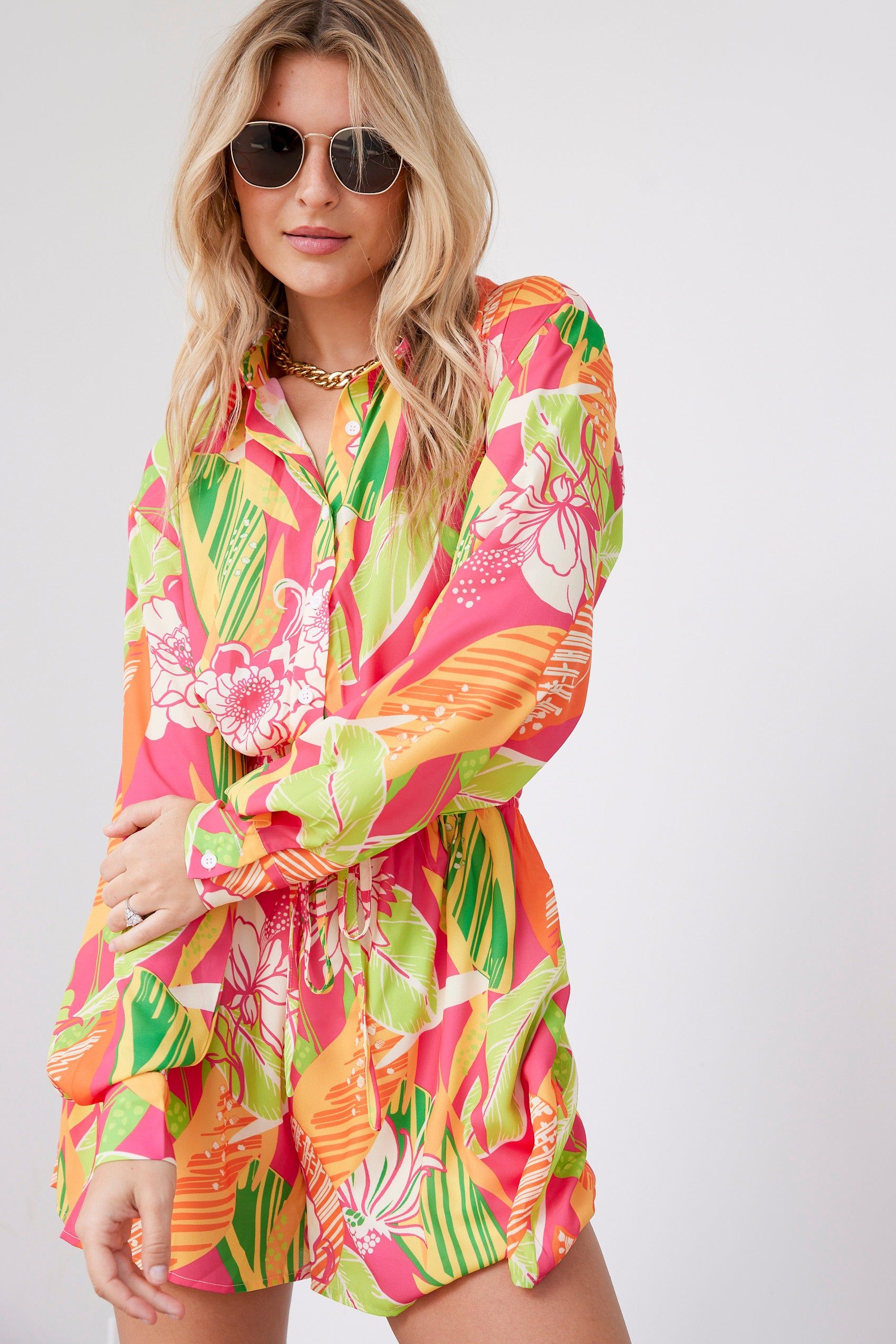 Shannon Printed Woven Romper sold by fab'rik product image thumbnail 2
