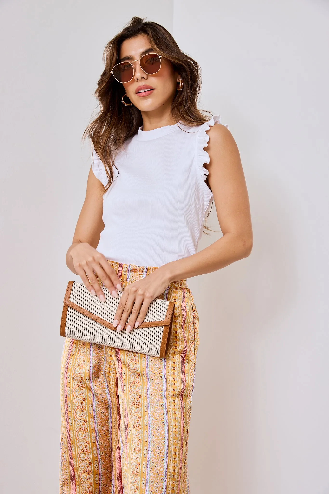 Bella Ruffle Sleeve Top sold by fab'rik product image thumbnail 2