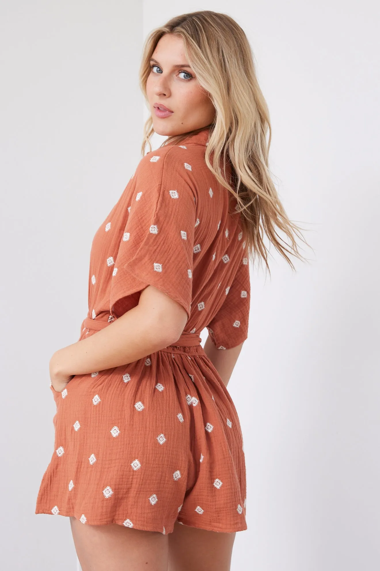 Carly Printed Romper sold by fab'rik product image thumbnail 2