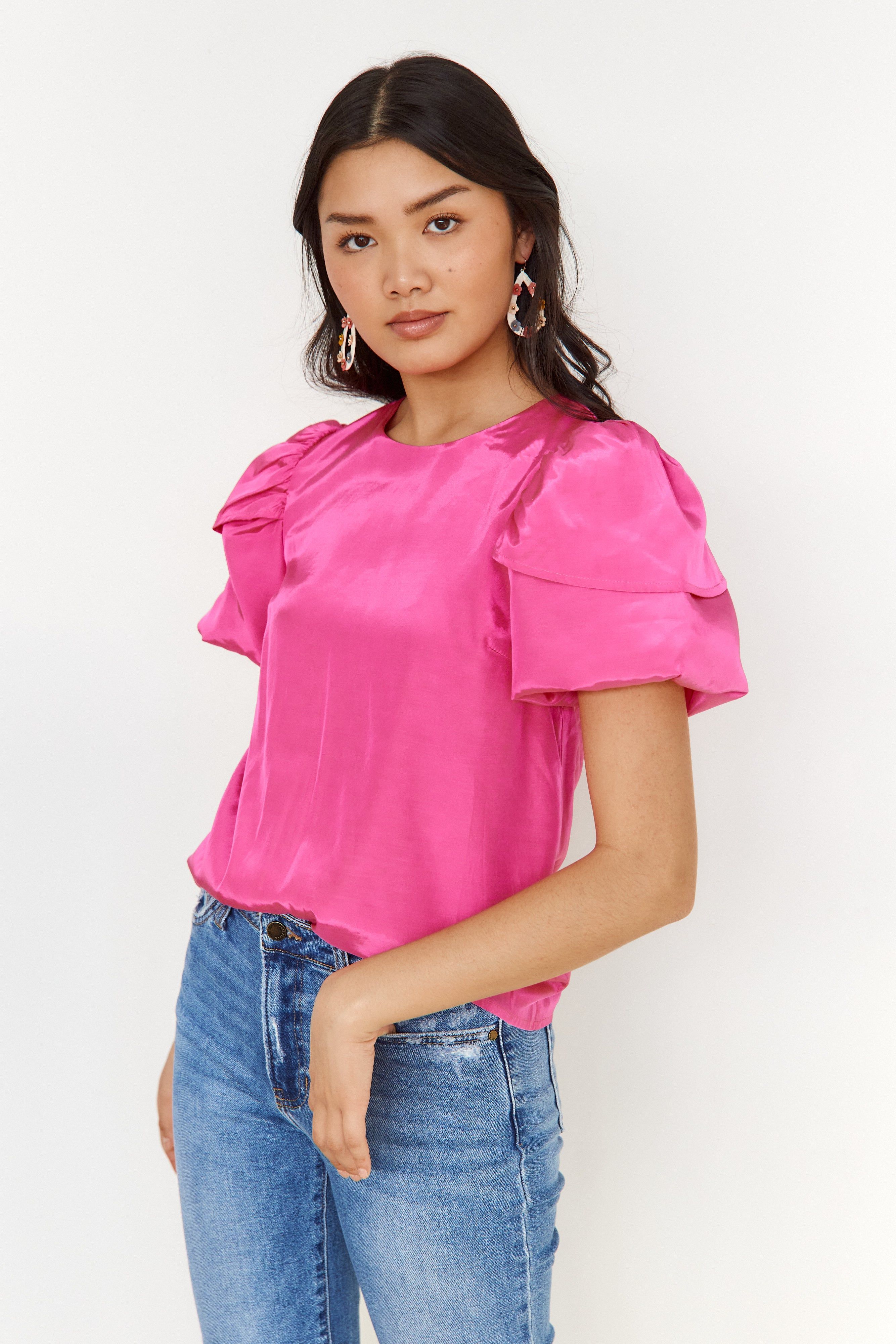 Aurora Petal Sleeve Blouse sold by fab'rik product image thumbnail 3