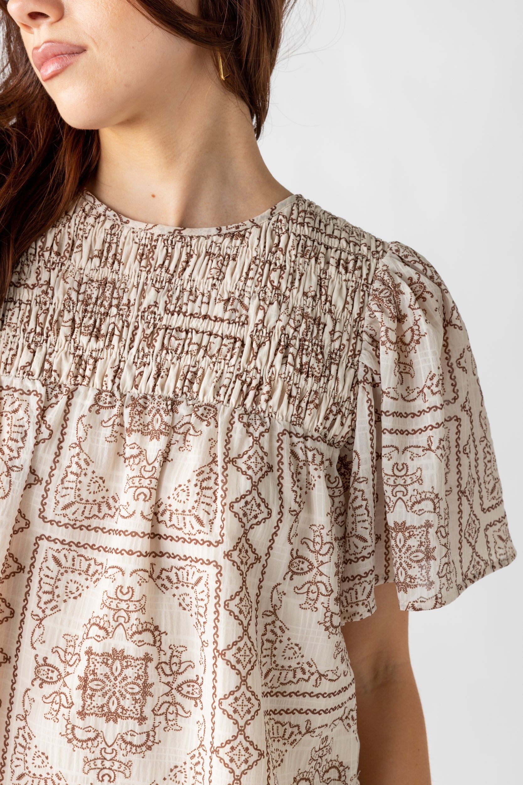 SALE - Abigail Printed Blouse sold by fab'rik product image thumbnail 2