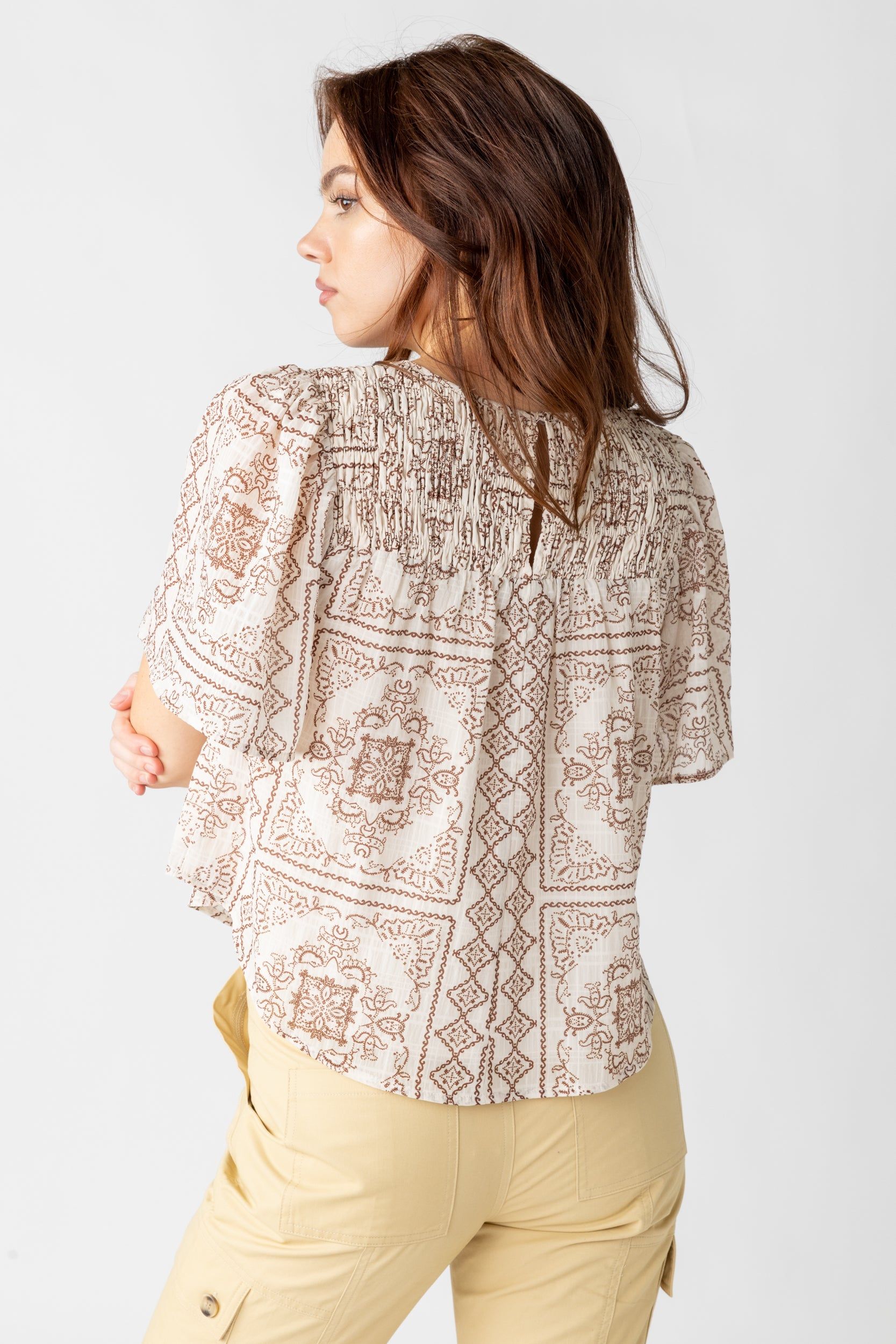 SALE - Abigail Printed Blouse sold by fab'rik product image thumbnail 3
