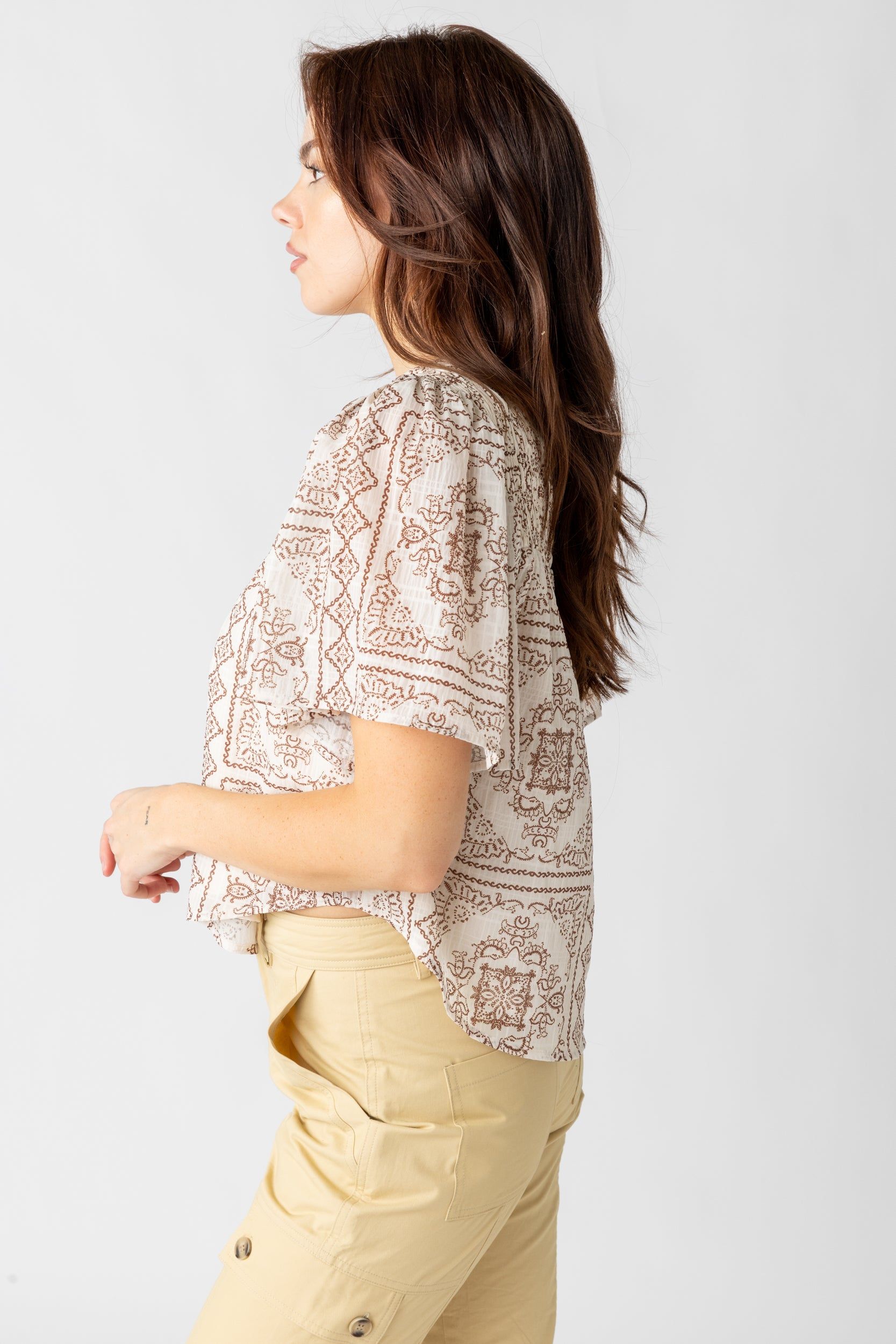 SALE - Abigail Printed Blouse sold by fab'rik product image thumbnail 4