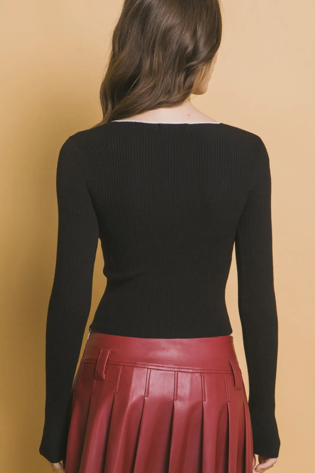 SALE - Effie Tie Detail Knot Top sold by fab'rik product image thumbnail 4