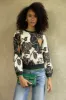 Lane Floral Printed Sweater sold by fab'rik