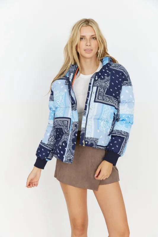 SALE - Frankie Patchwork Puffer Jacket sold by fab'rik