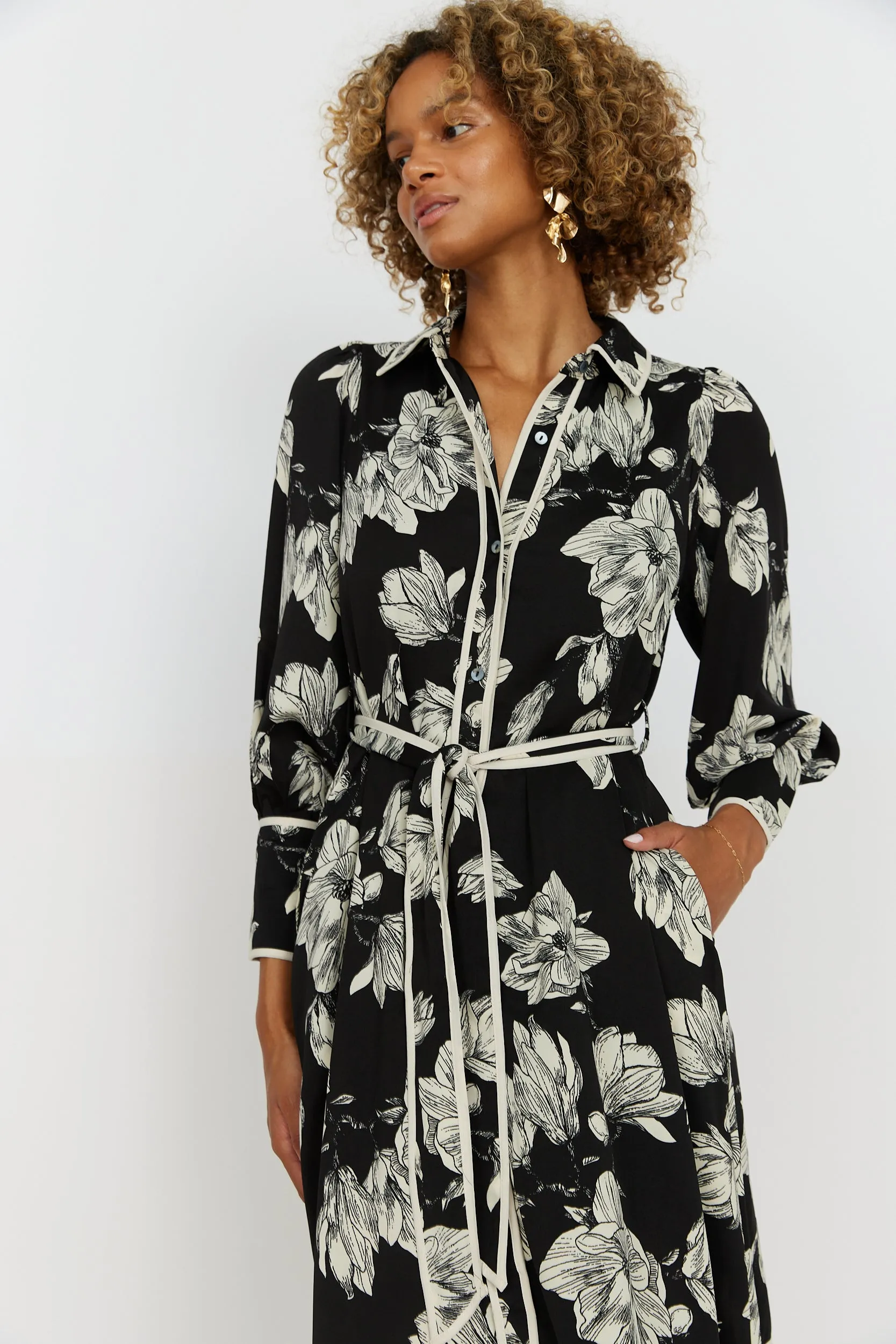 Ellie Floral Long Sleeve Dress sold by fab'rik product image thumbnail 2