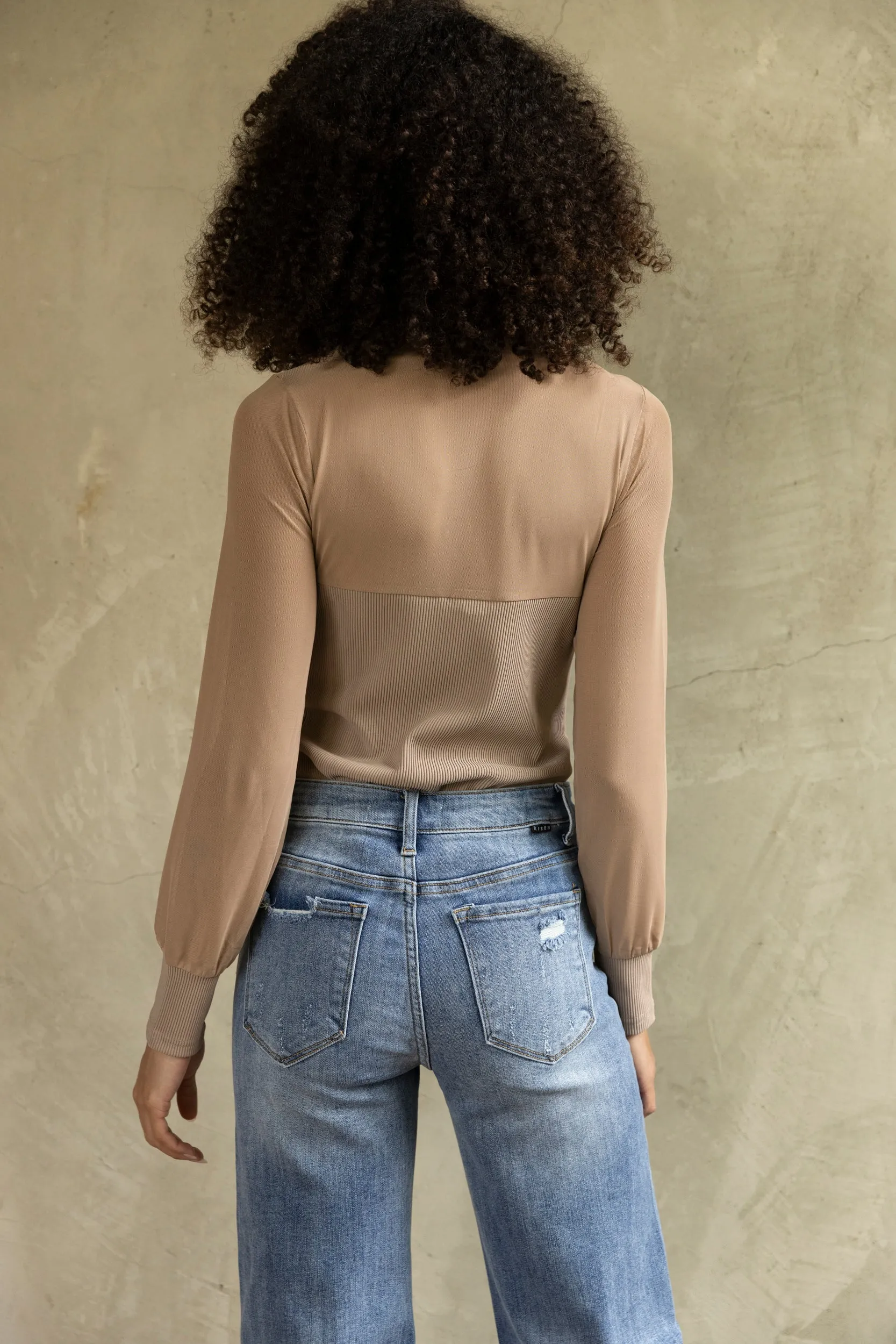 SALE - Alia Mesh Detail Top sold by fab'rik product image thumbnail 4