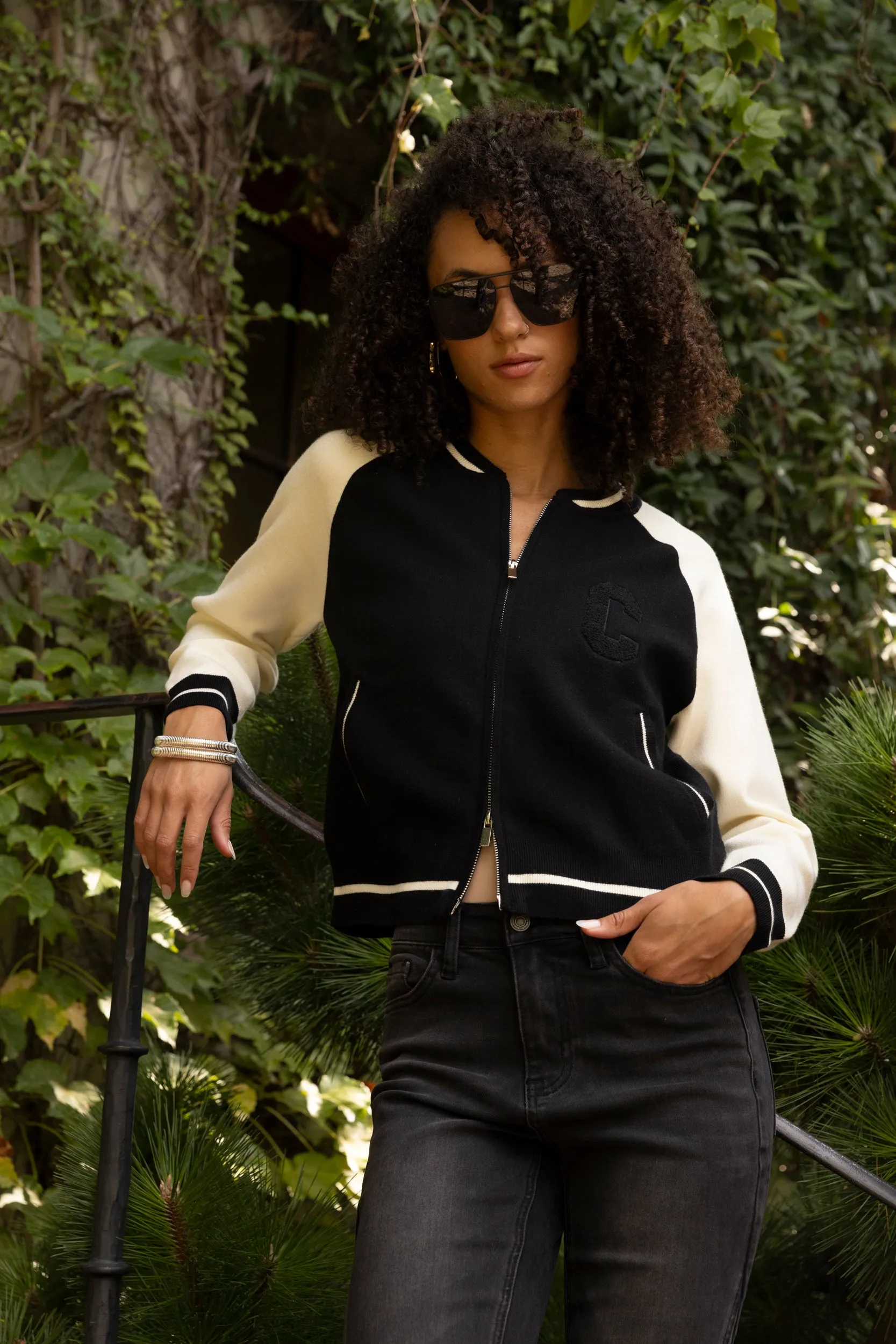 SALE - Hallie Varsity Jacket sold by fab'rik product image thumbnail 4
