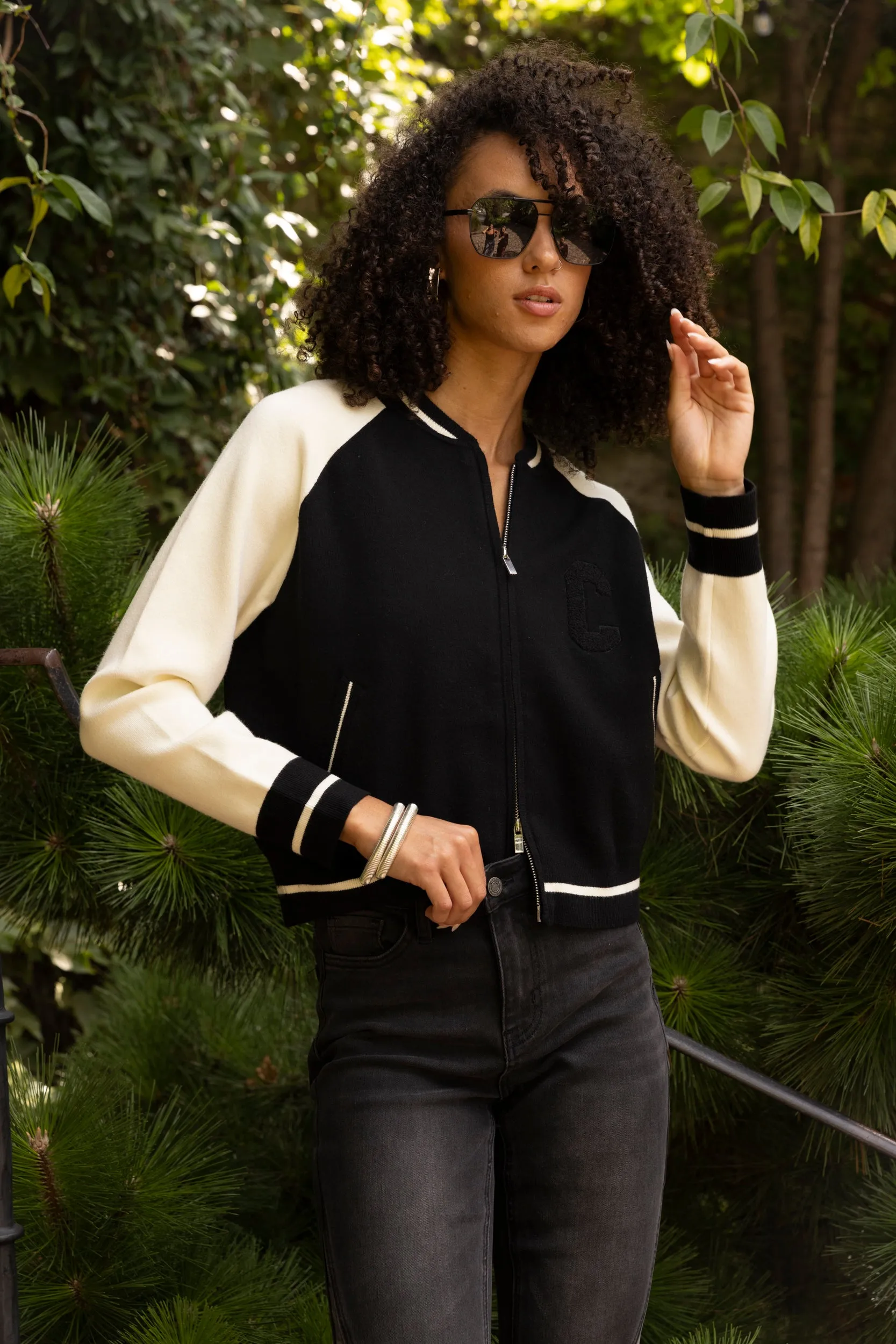 SALE - Hallie Varsity Jacket sold by fab'rik