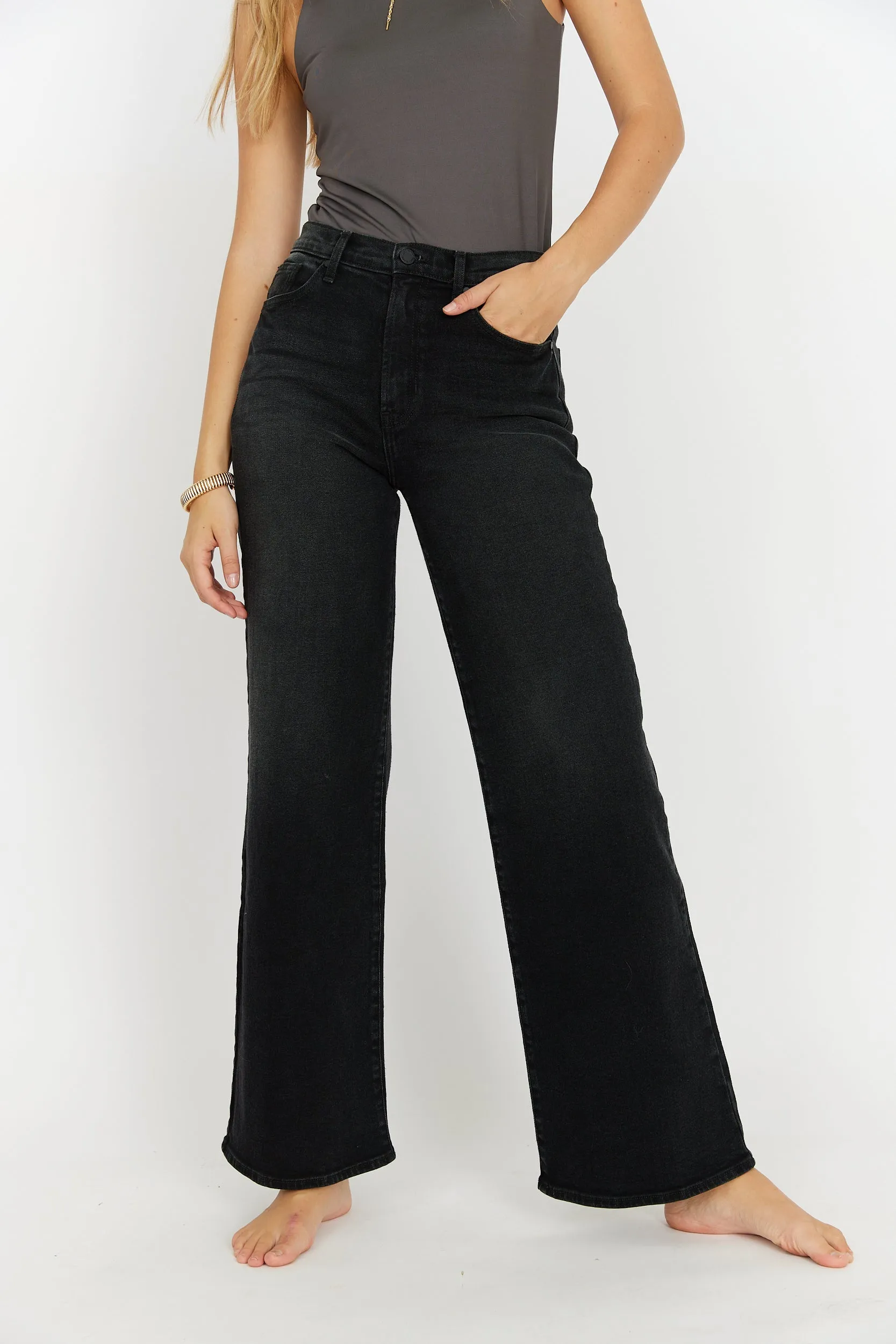 Reed Just Black Palazo Jean sold by fab'rik product image thumbnail 2