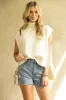 Clay Sleeveless Turtleneck Sweater sold by fab'rik
