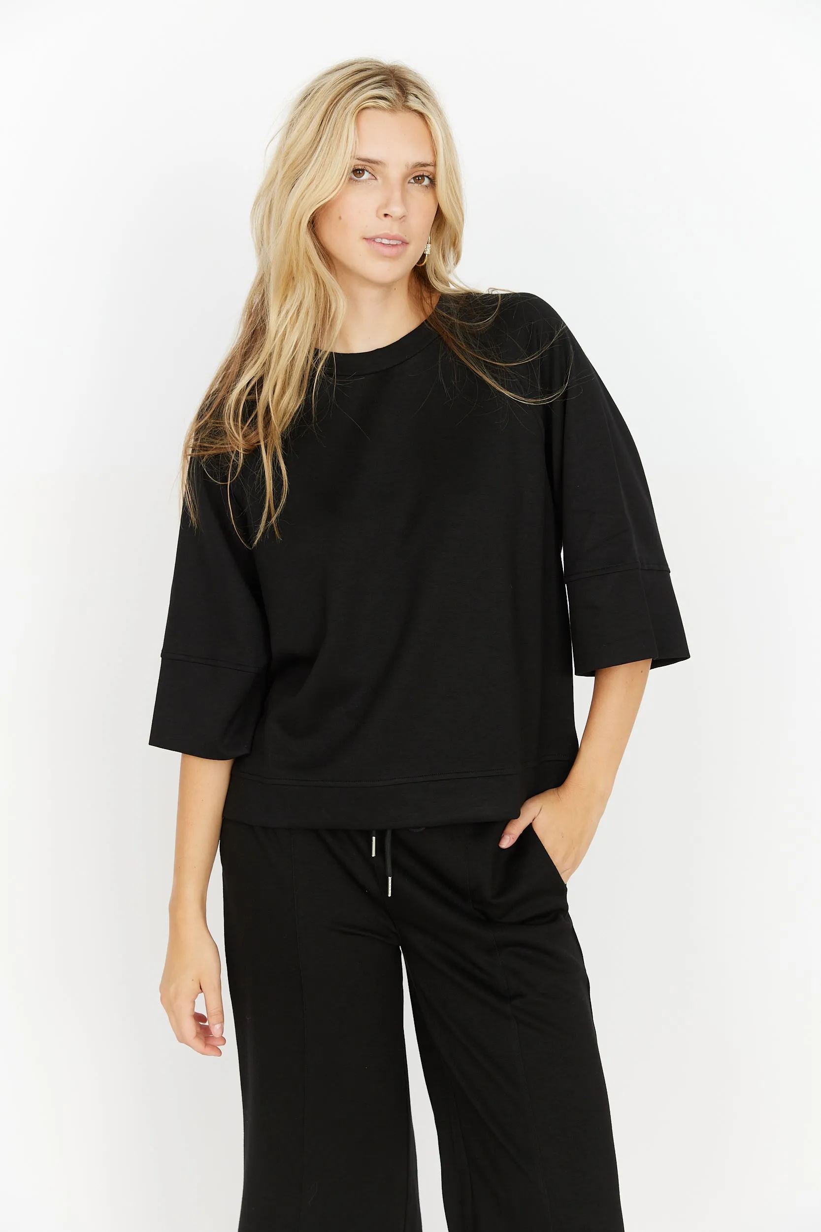 SALE - Emmie Knit Short Sleeve Top sold by fab'rik