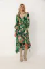 Arianna Floral Wrap Dress sold by fab'rik