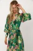 Arianna Floral Wrap Dress sold by fab'rik