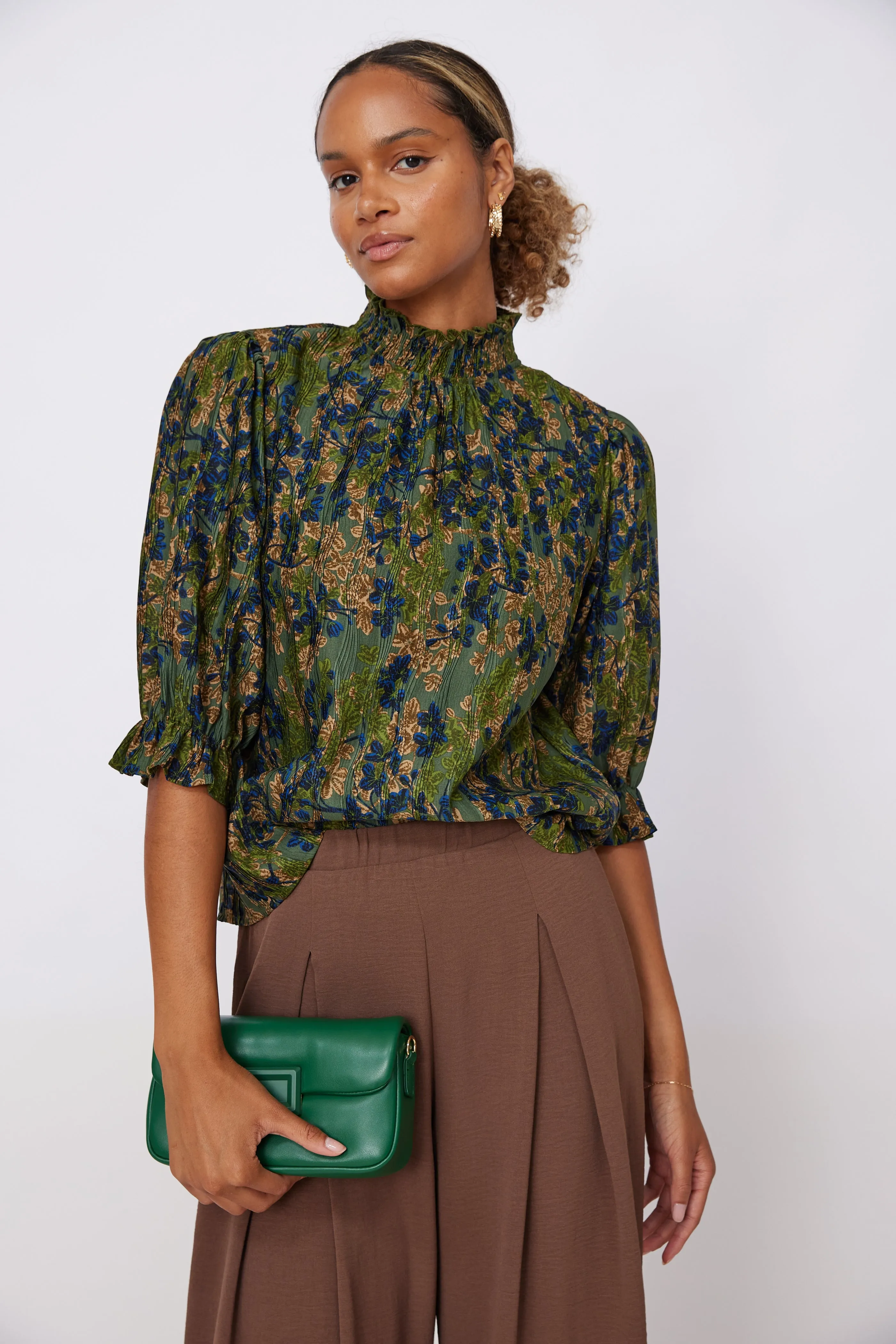 Jonas Smocked Neck Printed Top sold by fab'rik product image thumbnail 2