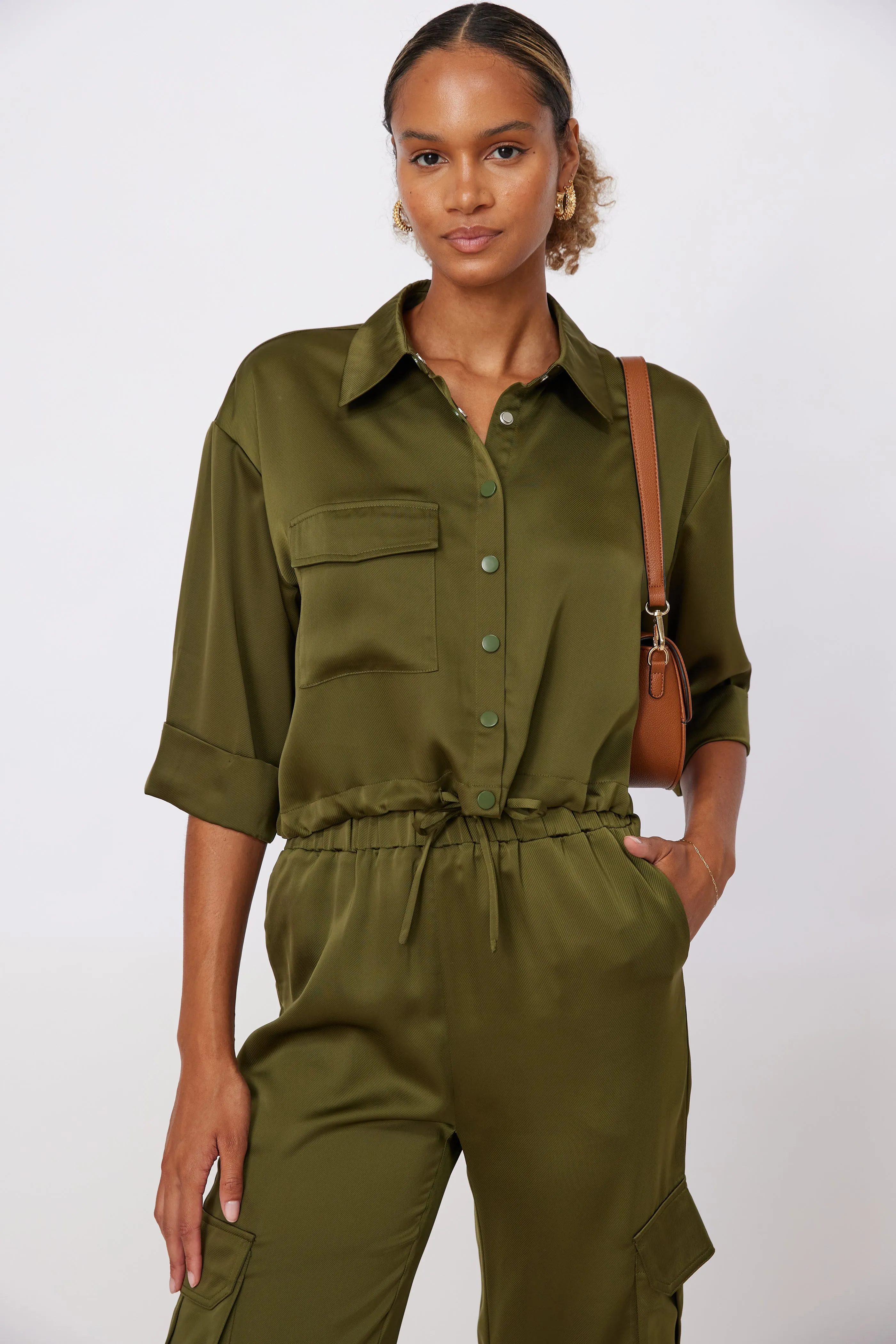 Jamal Cropped Button Up Top sold by fab'rik product image thumbnail 4
