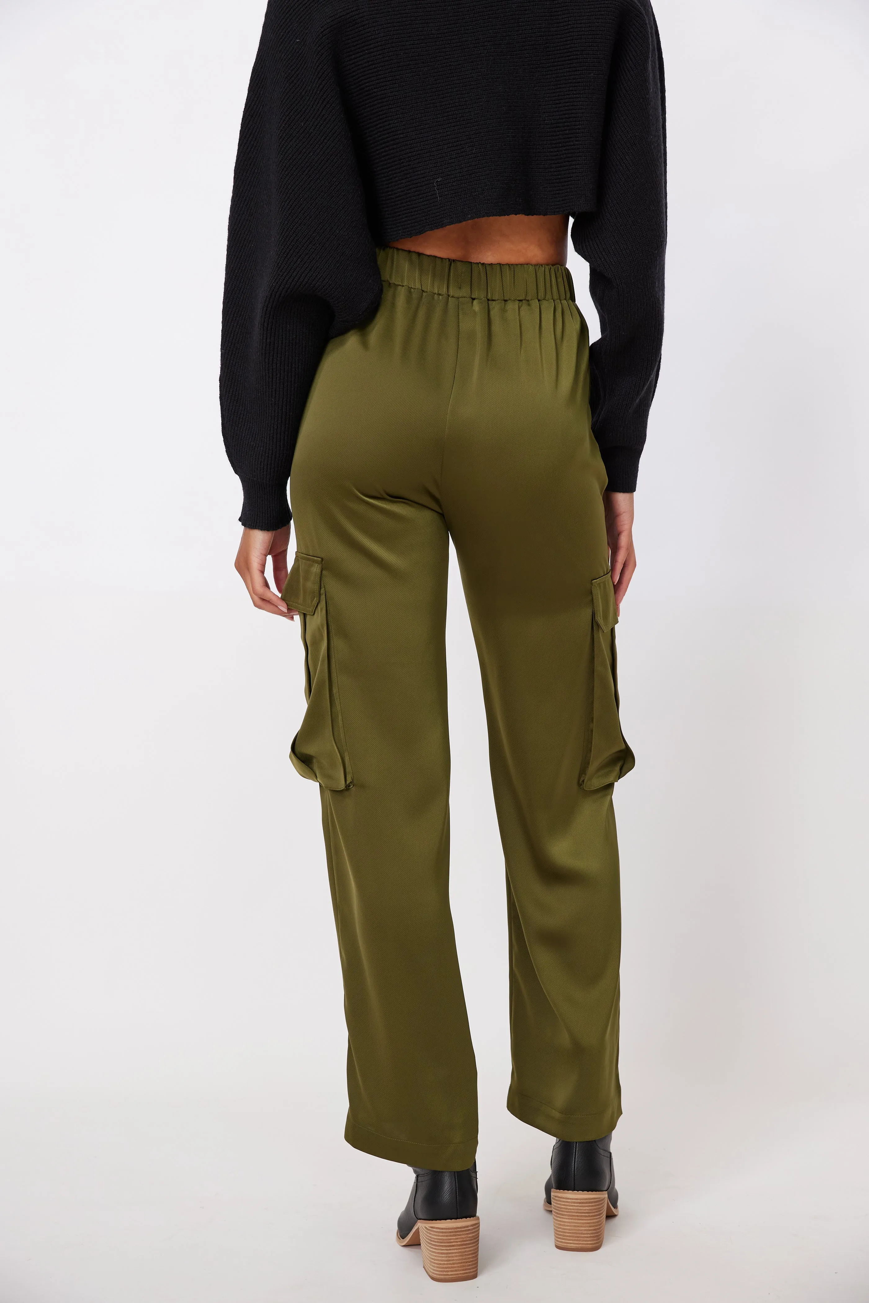Jamal Elastic Waist Cargo Pants sold by fab'rik product image thumbnail 5