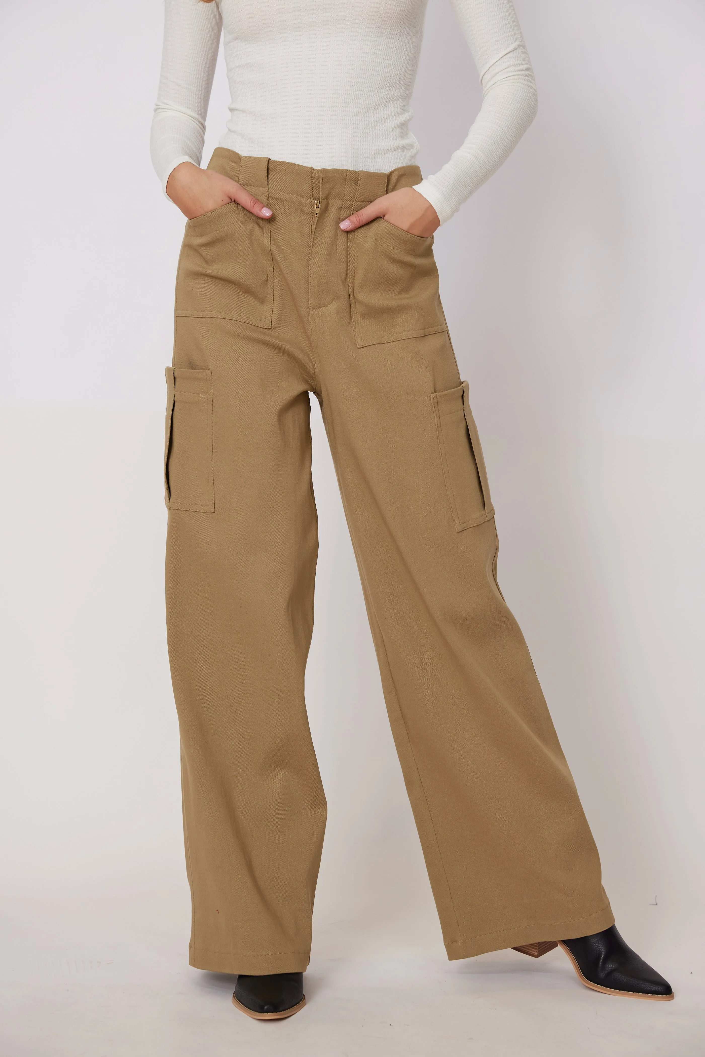 SALE - Leland Wide Leg Cargo Pants sold by fab'rik product image thumbnail 2