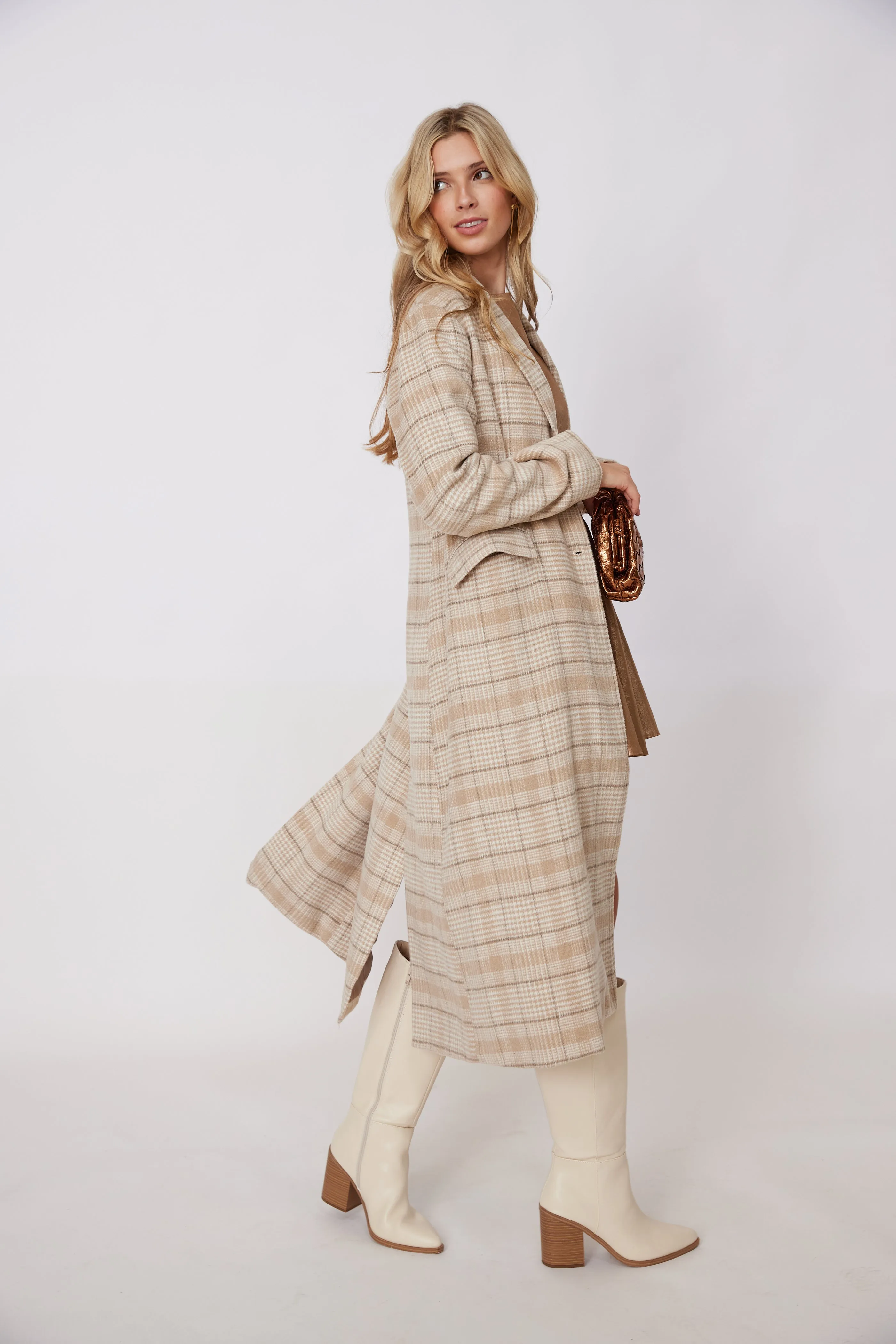 Lloyd Plaid Coat sold by fab'rik product image thumbnail 3