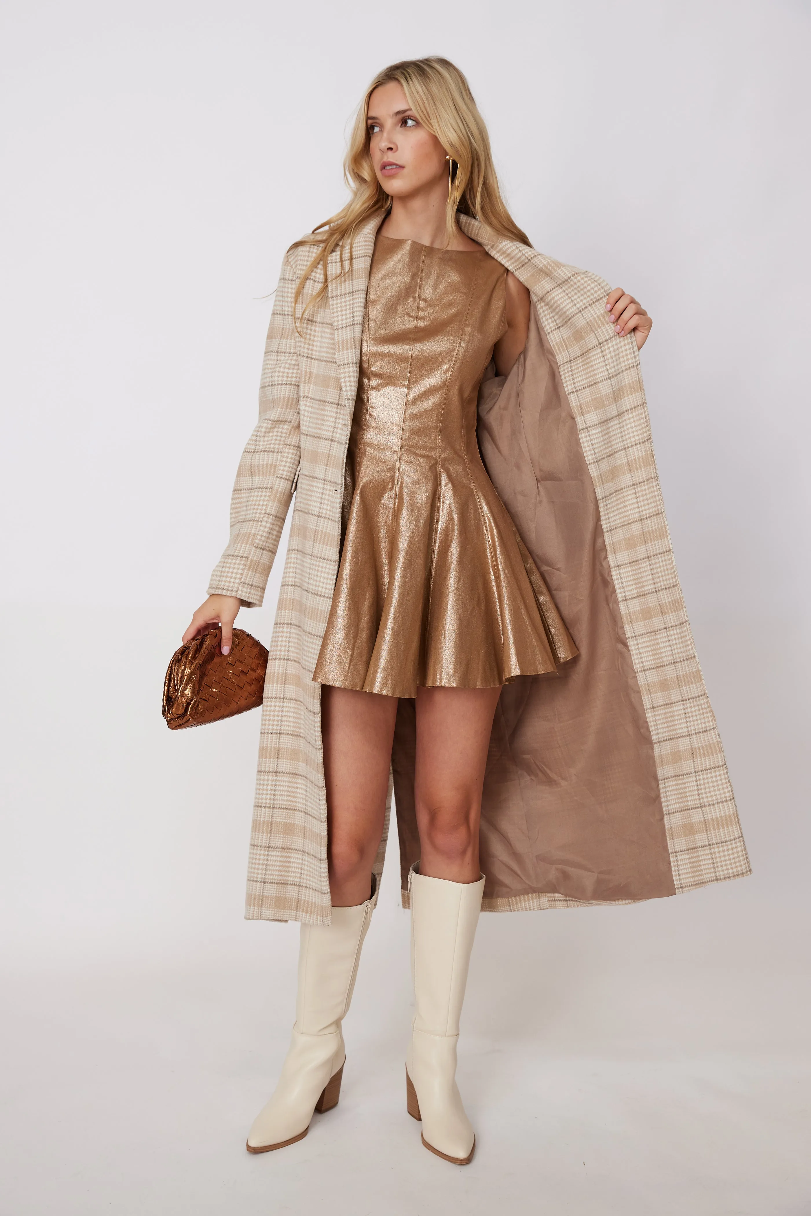 Lloyd Plaid Coat sold by fab'rik product image thumbnail 4