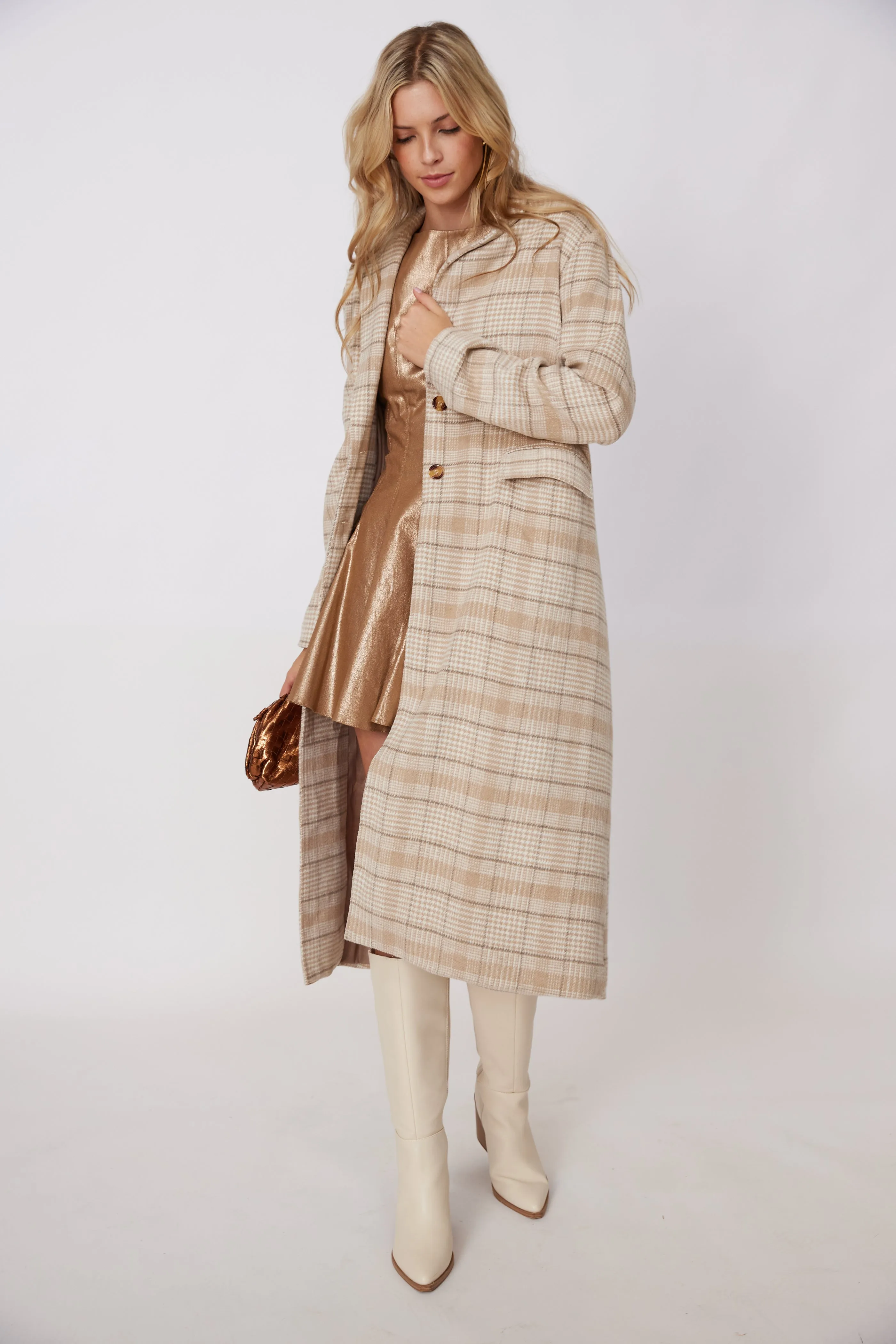 Lloyd Plaid Coat sold by fab'rik