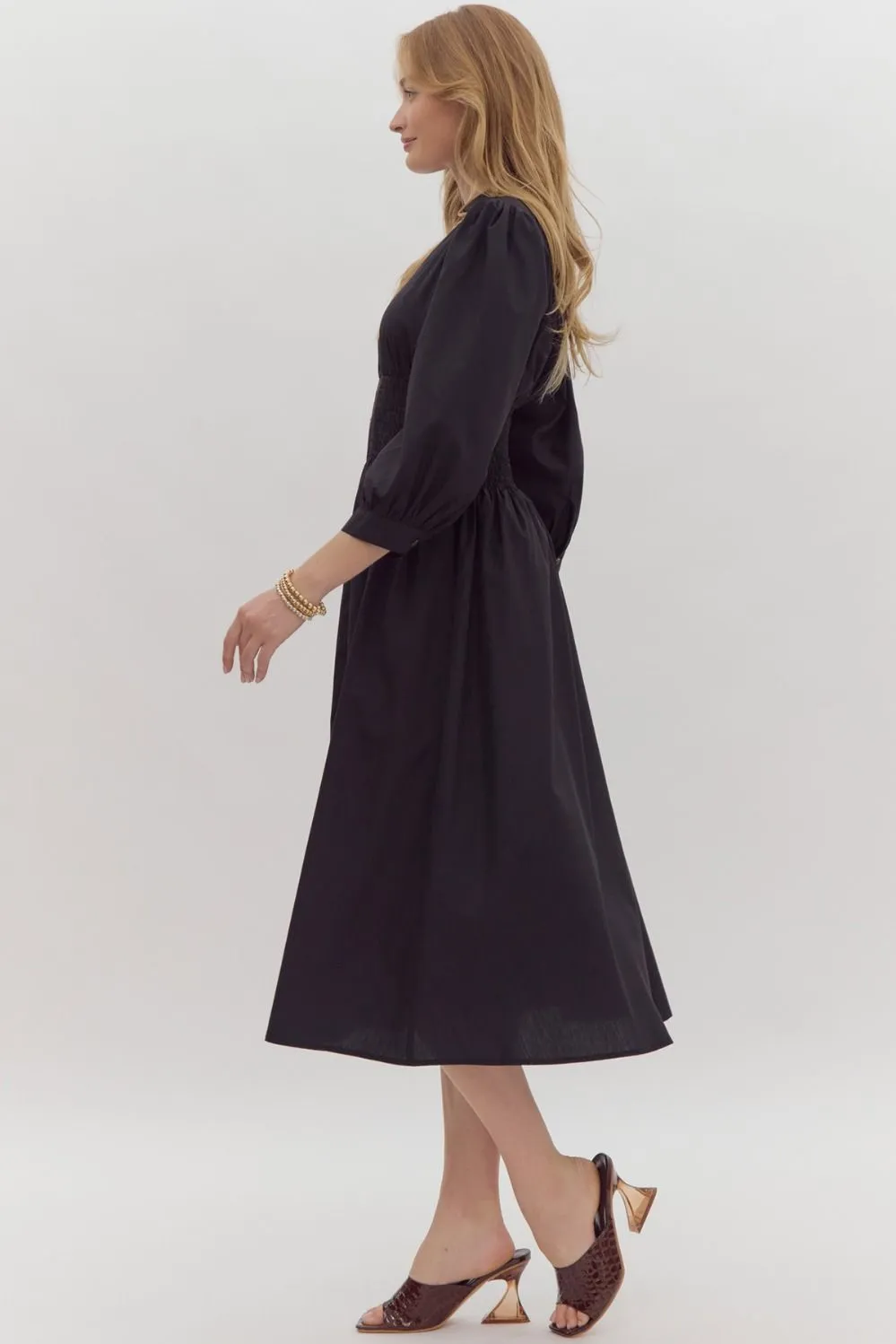 Mabel Zip Front Midi Dress sold by fab'rik product image thumbnail 4
