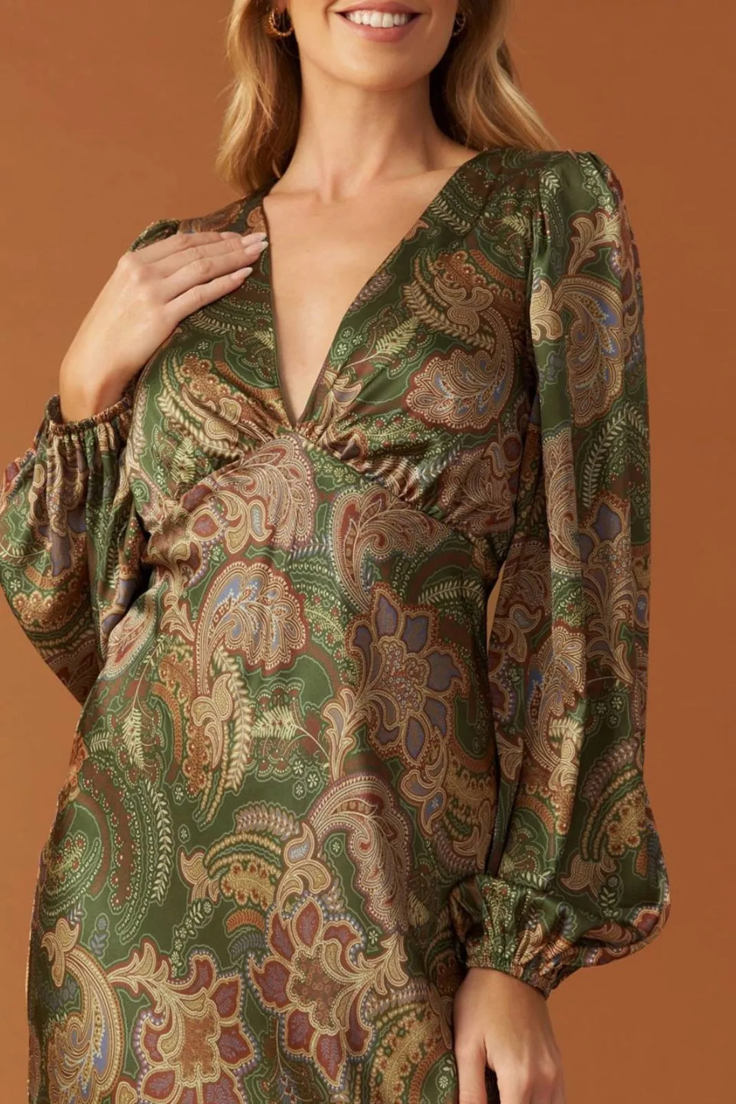Knox Printed Long Sleeve Dress sold by fab'rik product image thumbnail 2