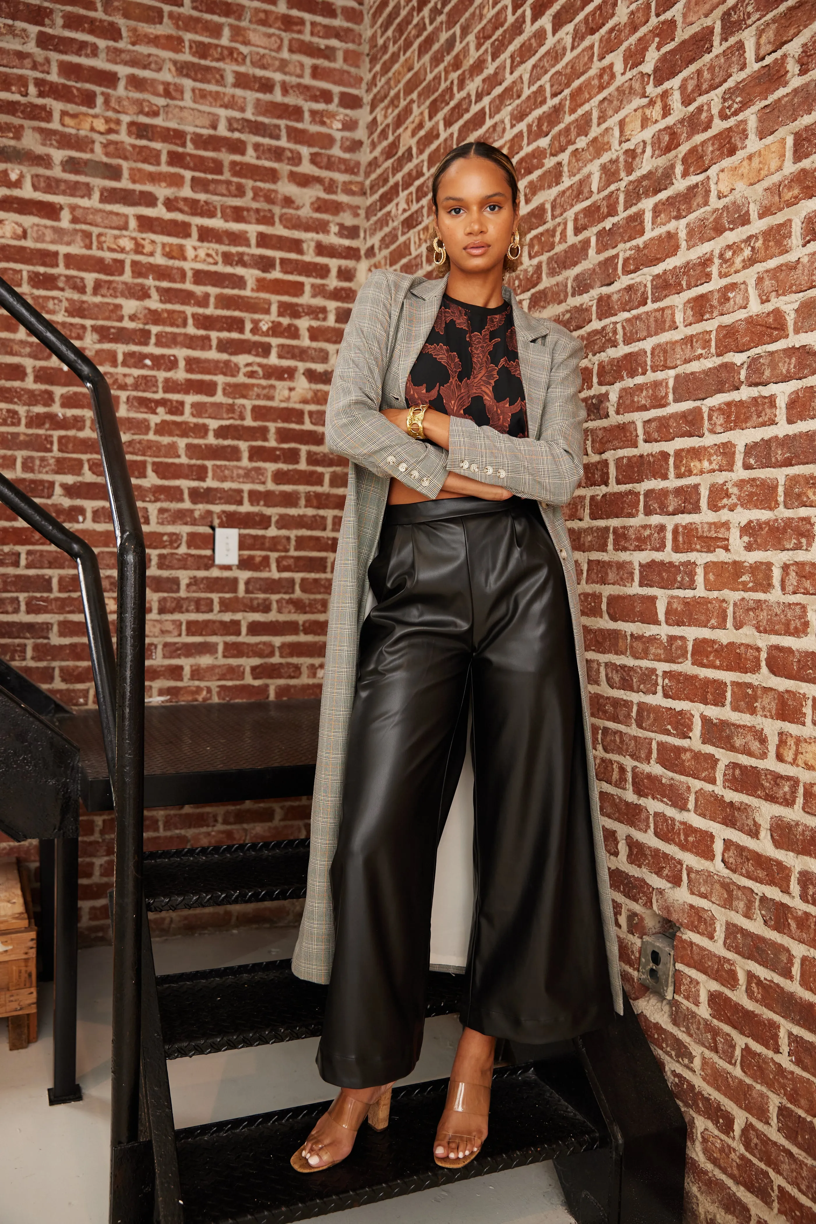 SALE - Kirby Faux Leather Pants sold by fab'rik