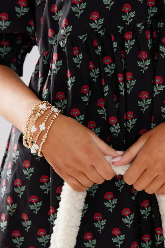 Lara Cross Multi Stackable Bracelet sold by fab'rik