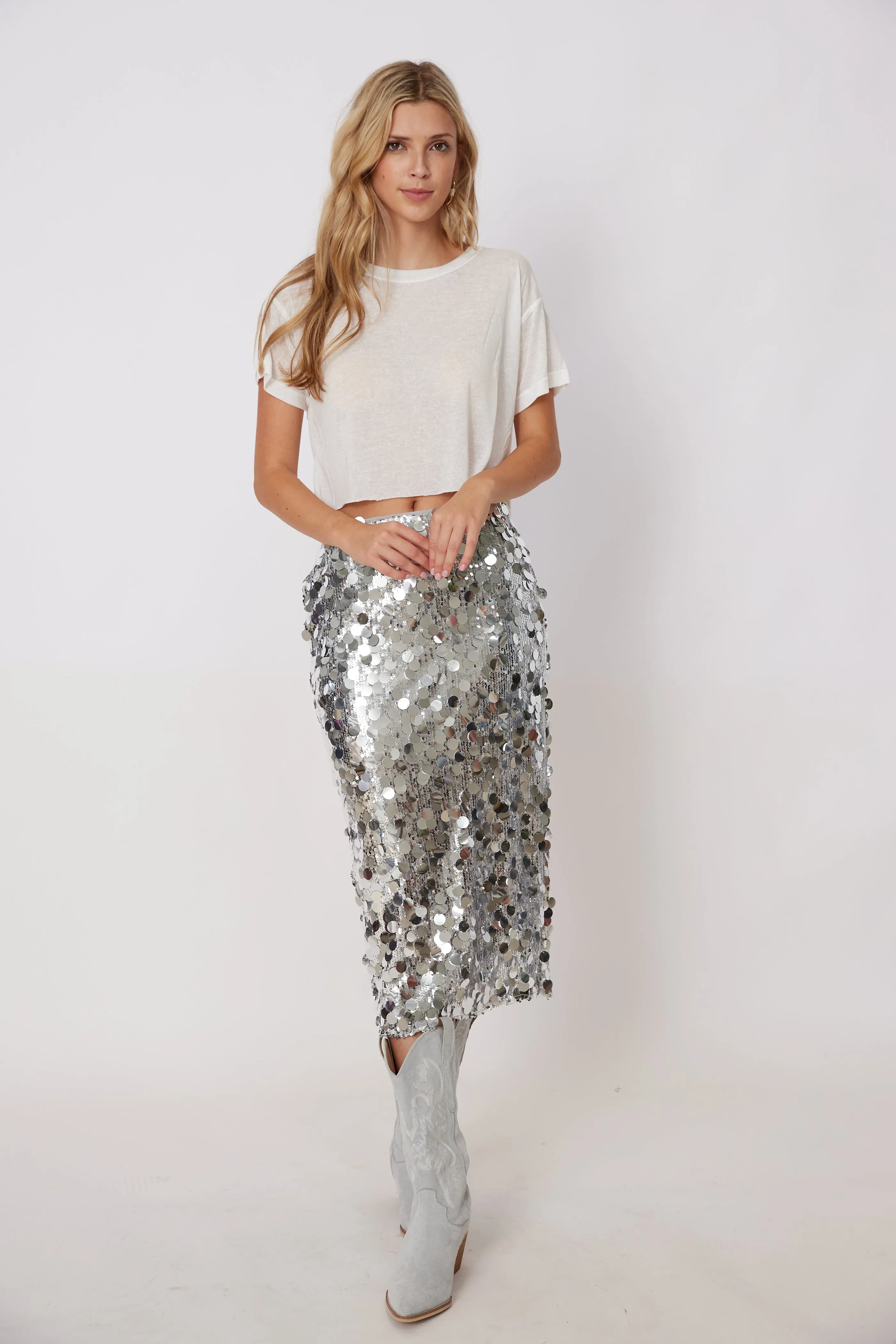 SALE - Bradley Sequin Skirt sold by fab'rik
