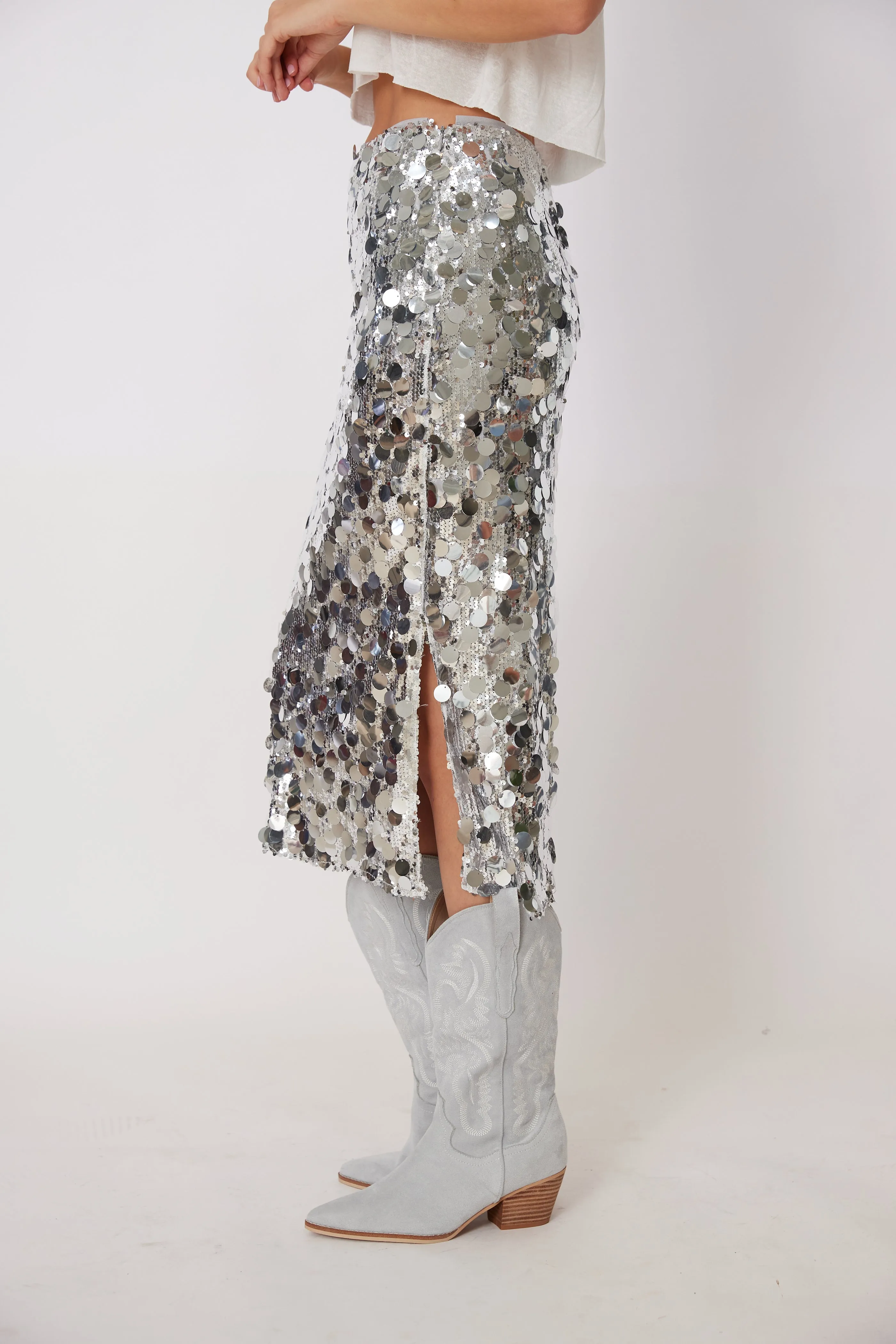 SALE - Bradley Sequin Skirt sold by fab'rik product image thumbnail 2