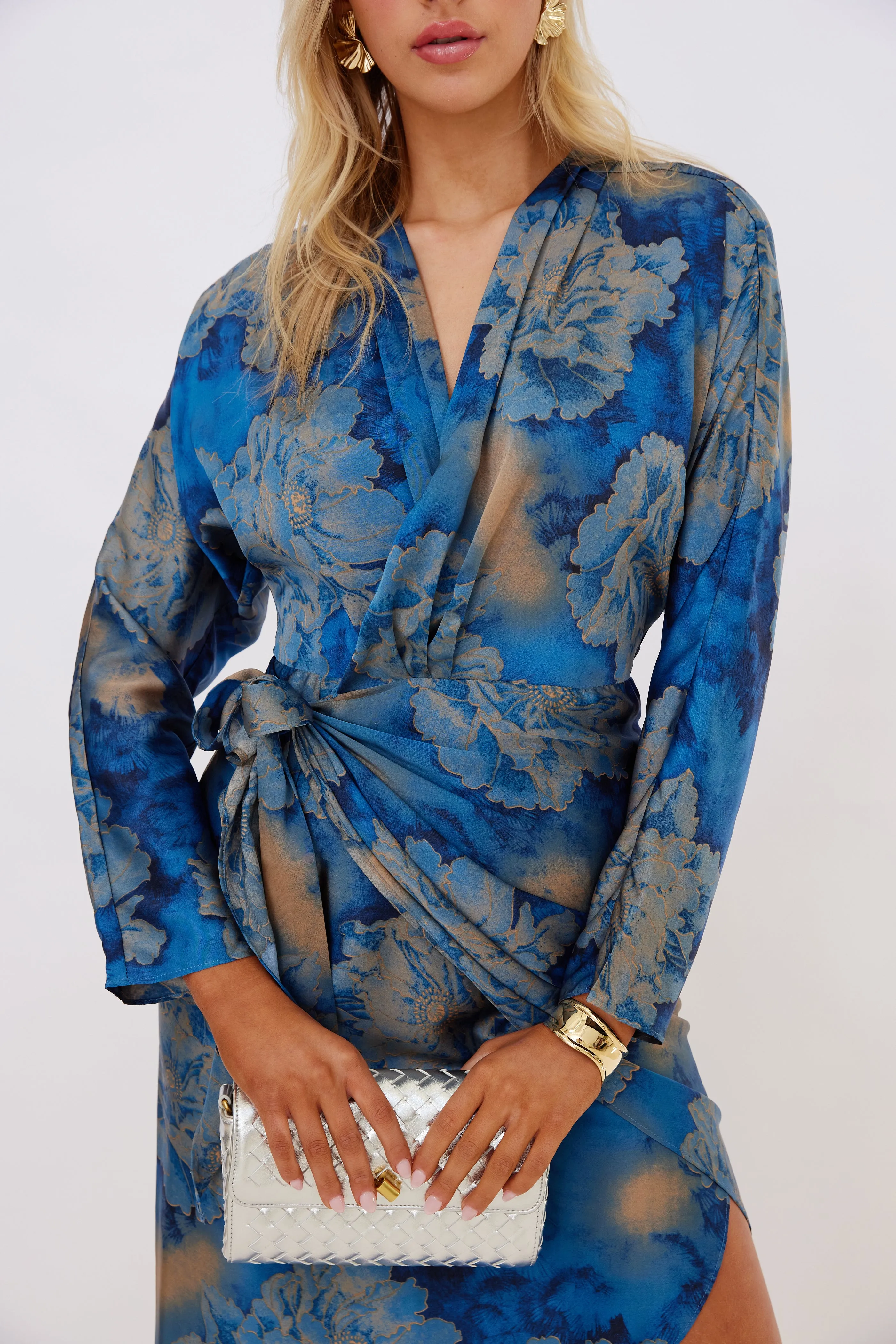 Stacey Printed Long Sleeve Midi Dress sold by fab'rik product image thumbnail 2