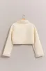 SALE - Jude Sherpa Cropped Jacket sold by fab'rik
