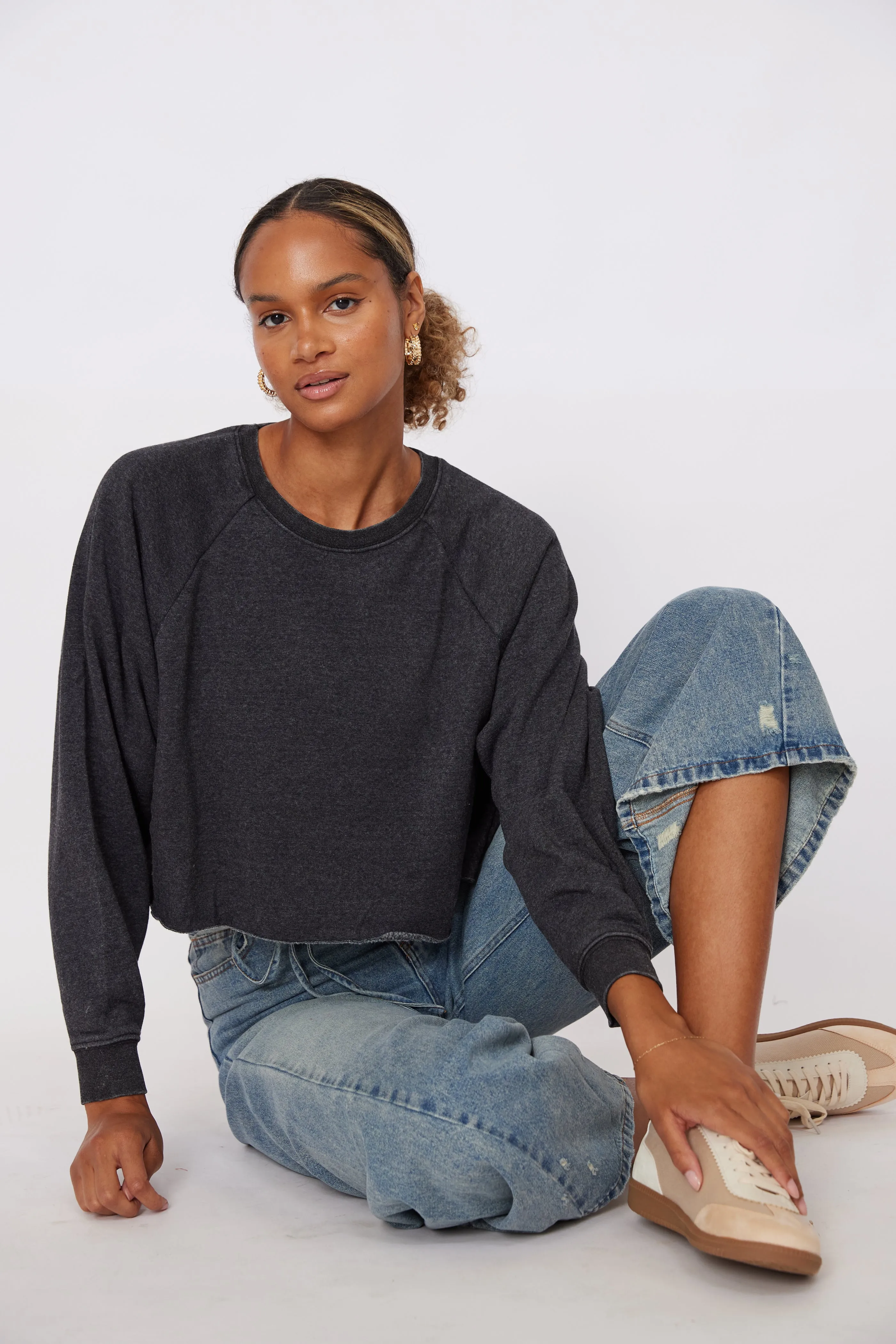 SALE - Ryan Cropped Sweatshirt sold by fab'rik product image thumbnail 3