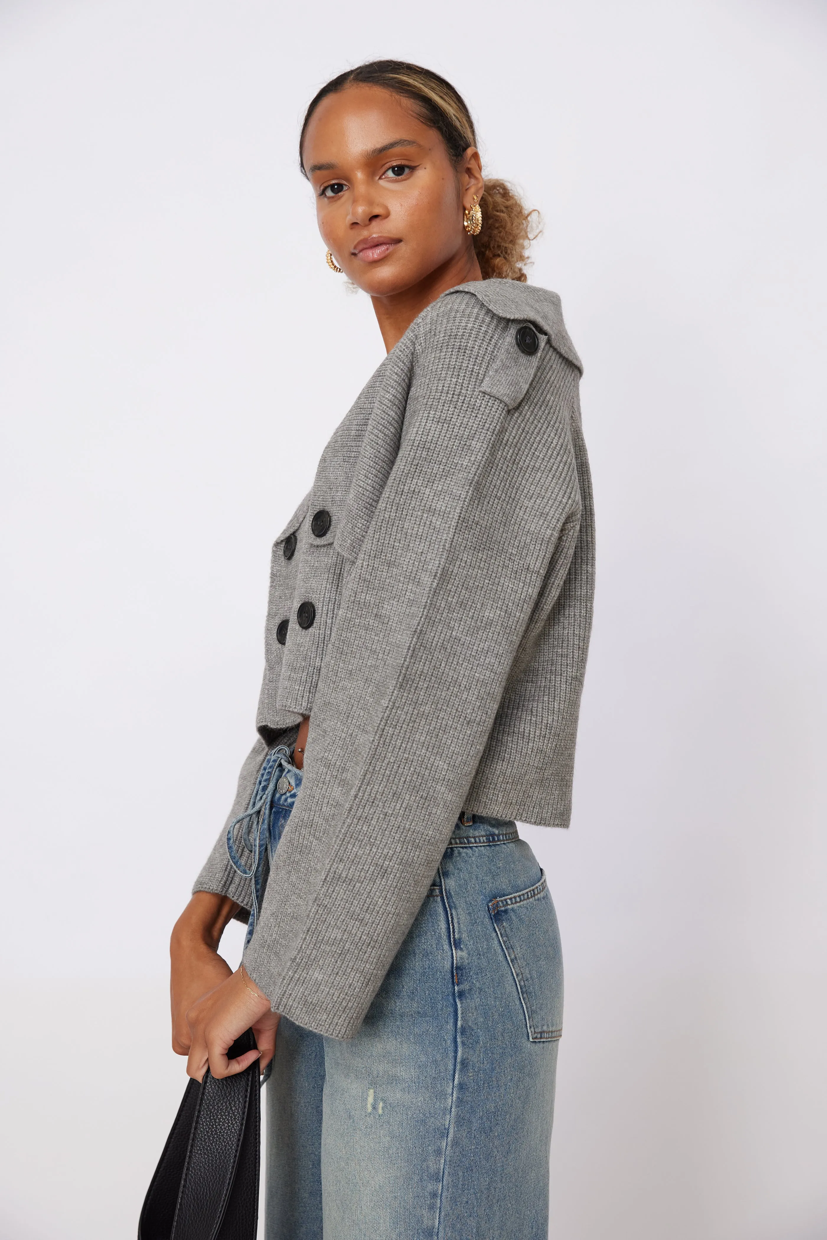 SALE - Clara Double Breasted Sweater sold by fab'rik product image thumbnail 3