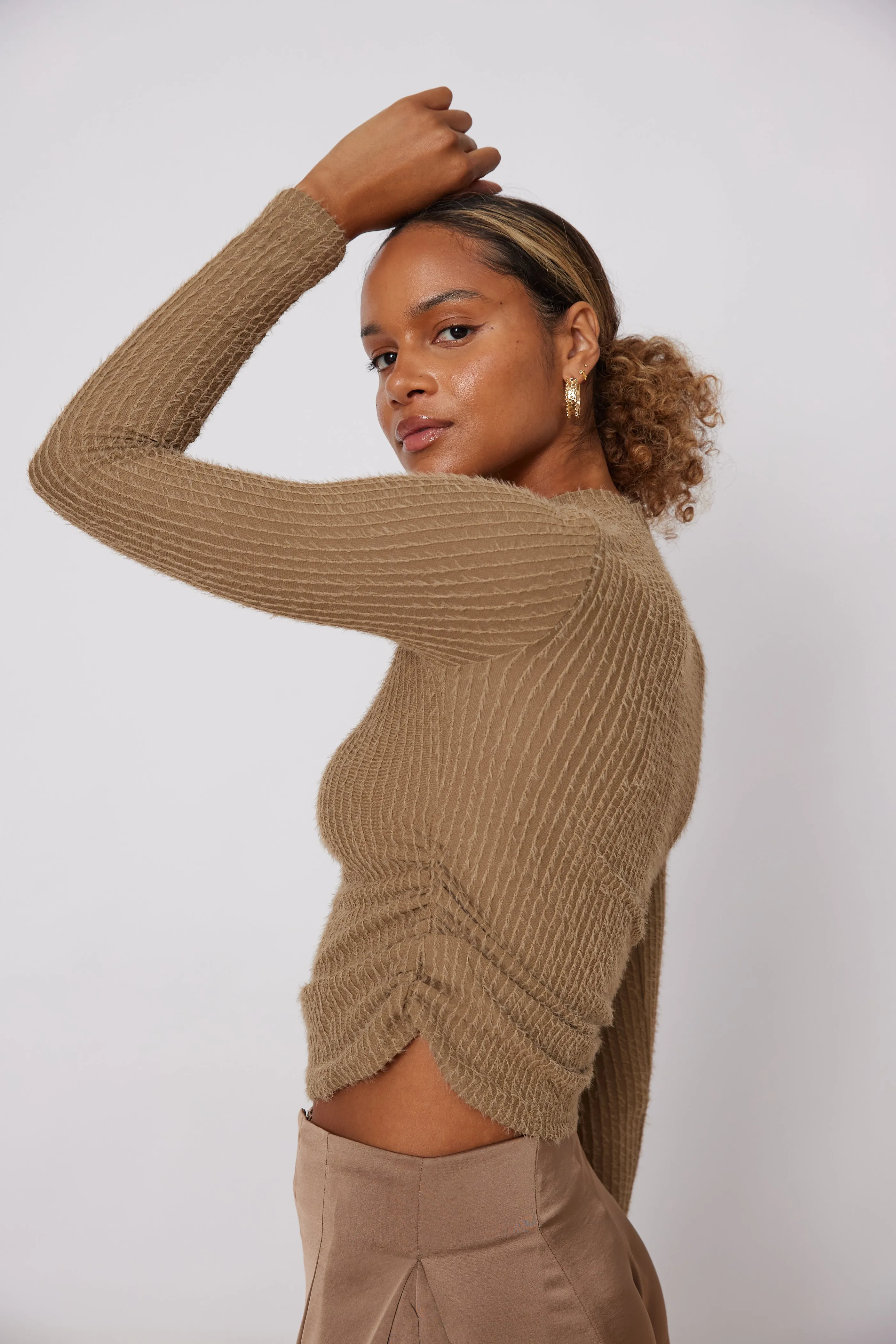 SALE - Frye Long Sleeve Knit Top sold by fab'rik product image thumbnail 2