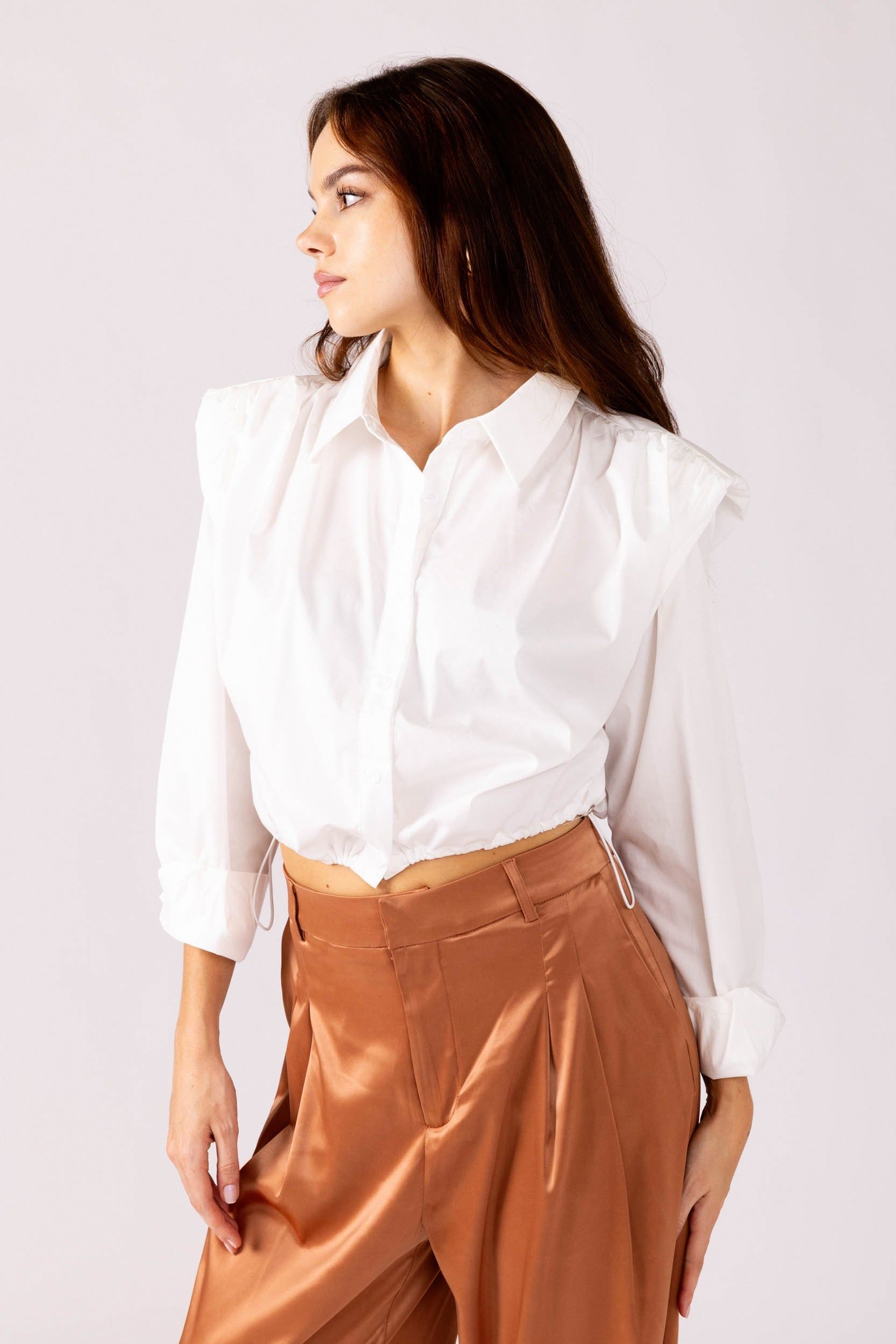 Marley Drawstring Top sold by fab'rik