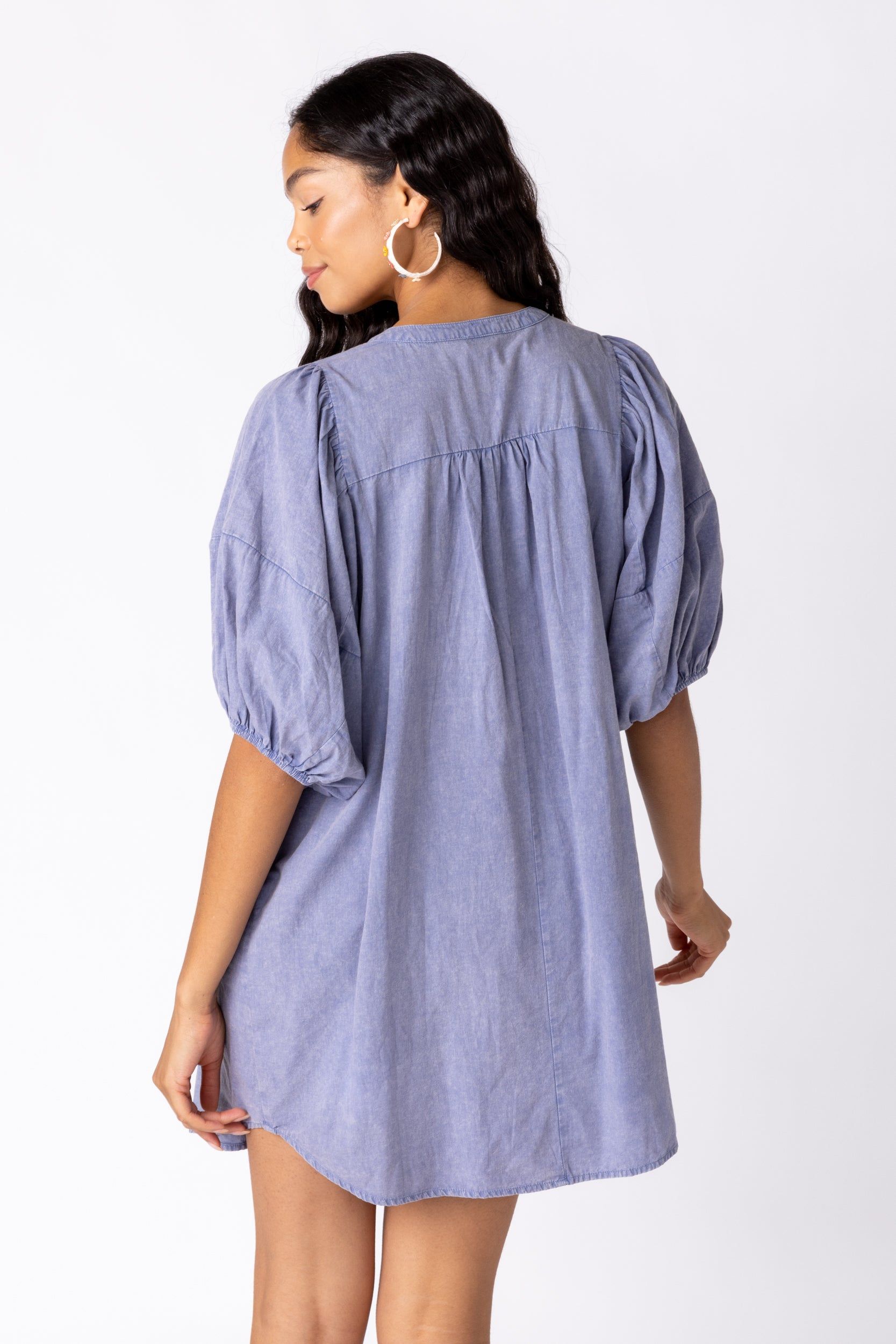 SALE - Keira Button Front Mini Dress sold by fab'rik product image thumbnail 3