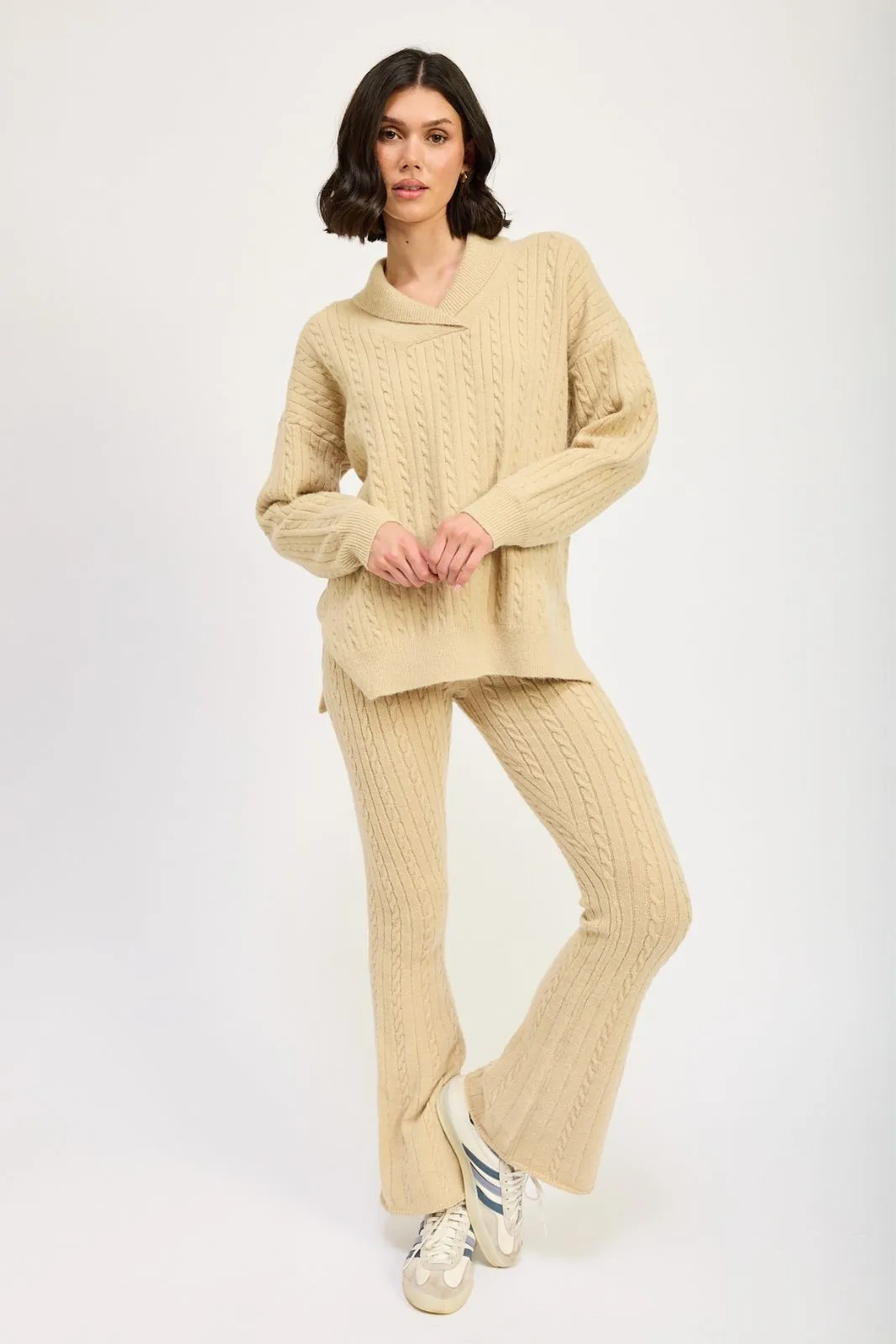 SALE - Belle Cable Knit Pants sold by fab'rik
