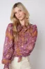 SALE - Paige Printed Tie Neck Blouse sold by fab'rik