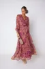 SALE - Glenn Printed Wrap Dress sold by fab'rik