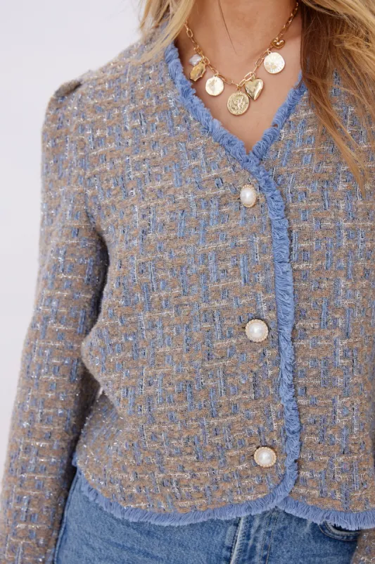 SALE - Lacie Pearl Accent Tweed Jacket sold by fab'rik
