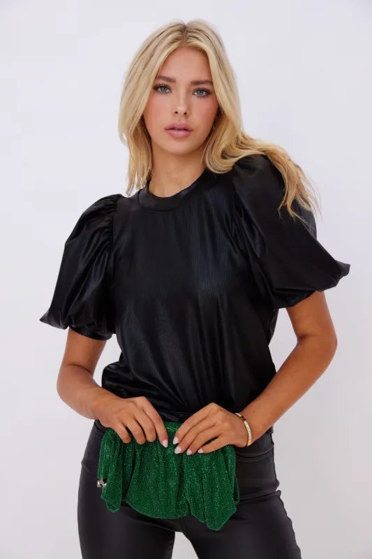 SALE - Manning  Puff Sleeve Top sold by fab'rik