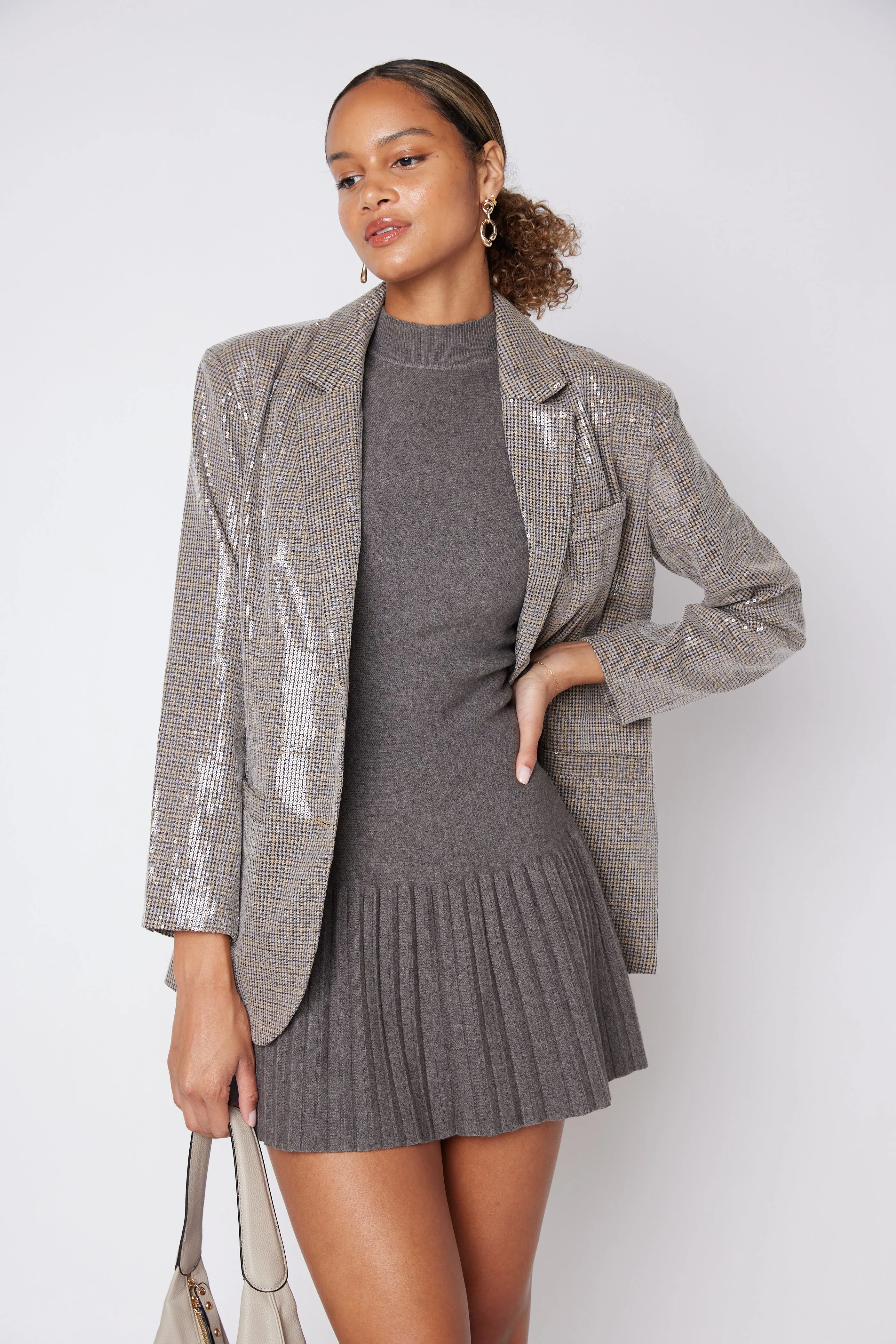 SALE - Beth Sequin Oversized Blazer sold by fab'rik product image thumbnail 3
