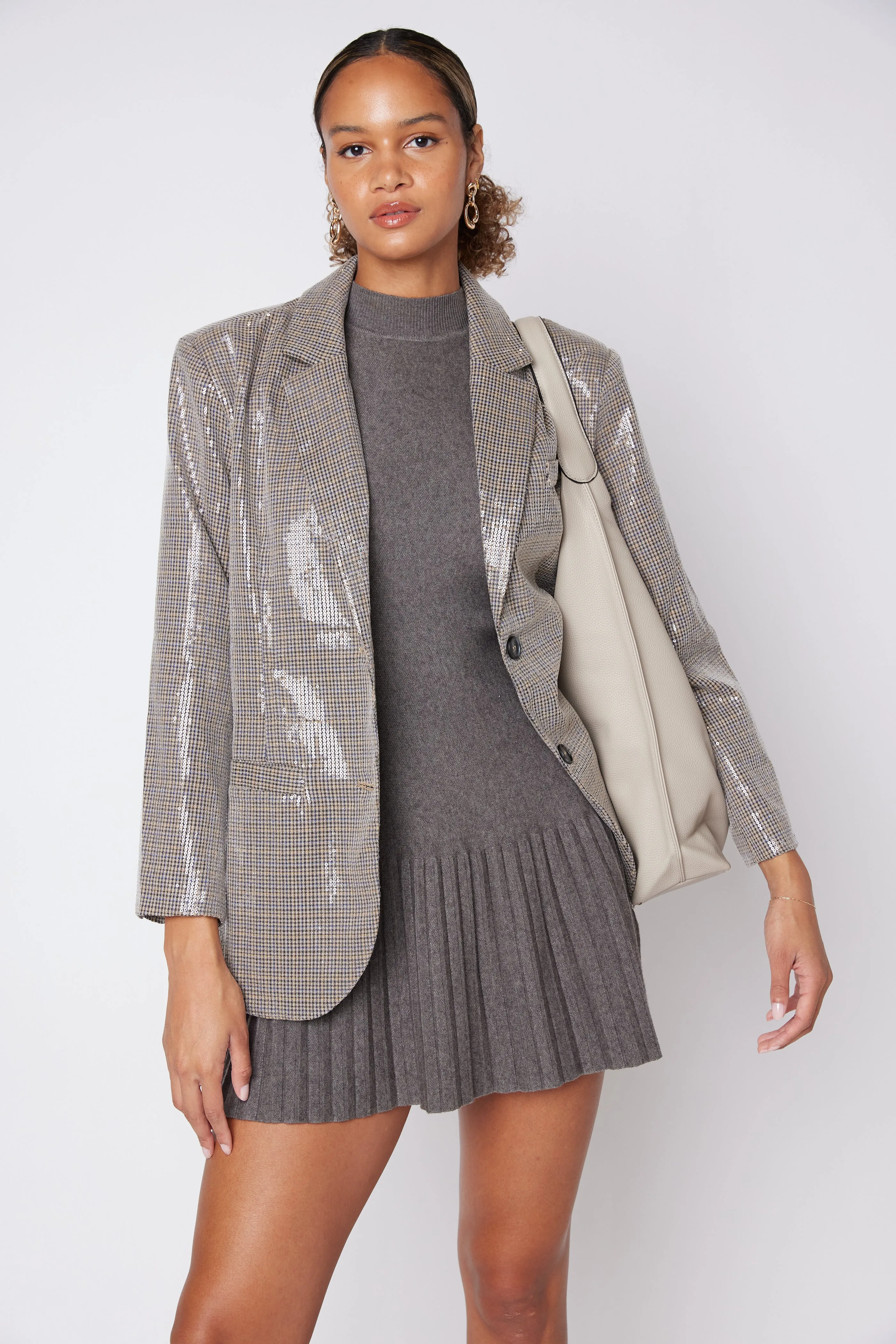 SALE - Beth Sequin Oversized Blazer sold by fab'rik