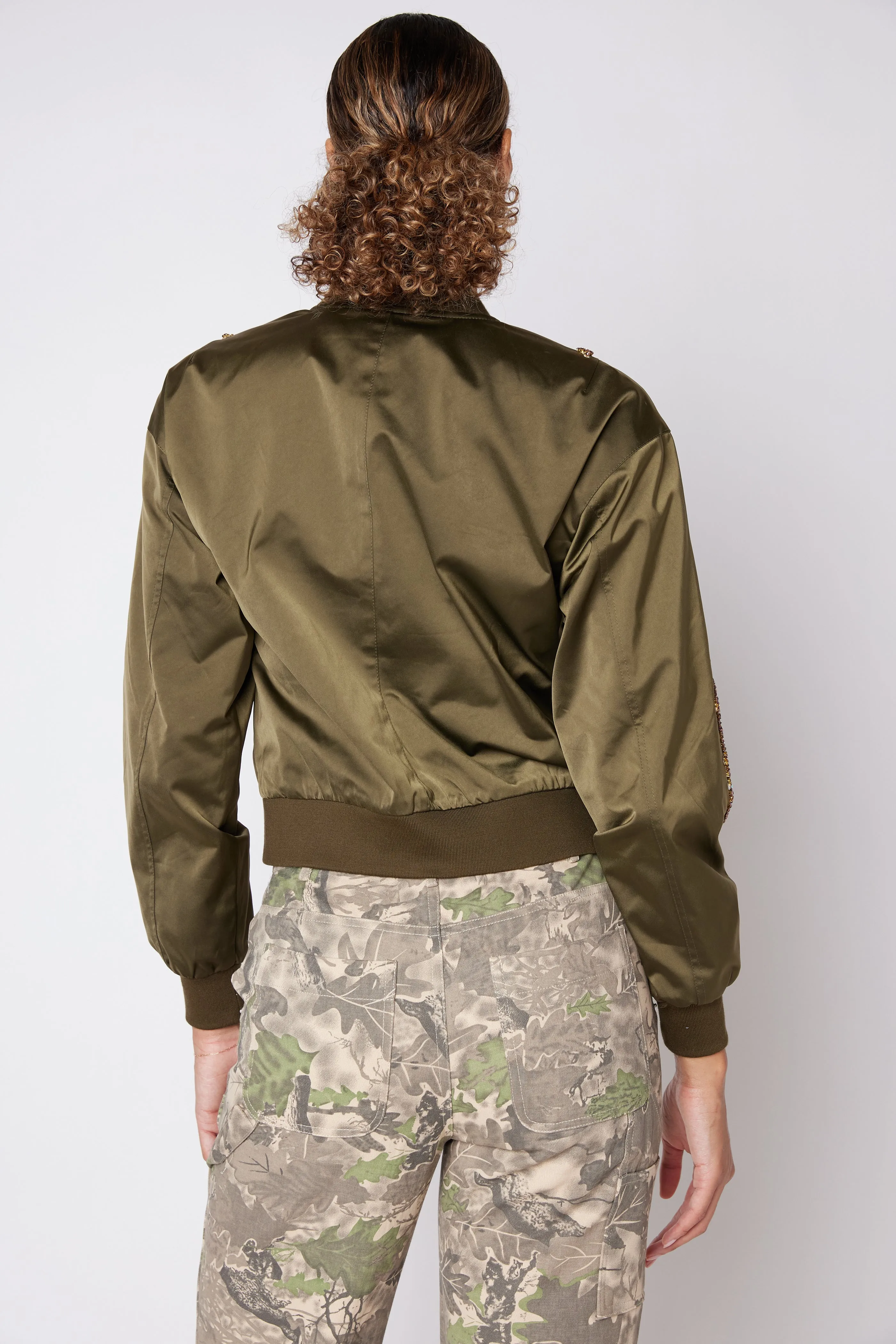 SALE - Nathan Jeweled Embellished Bomber Jacket sold by fab'rik product image thumbnail 4